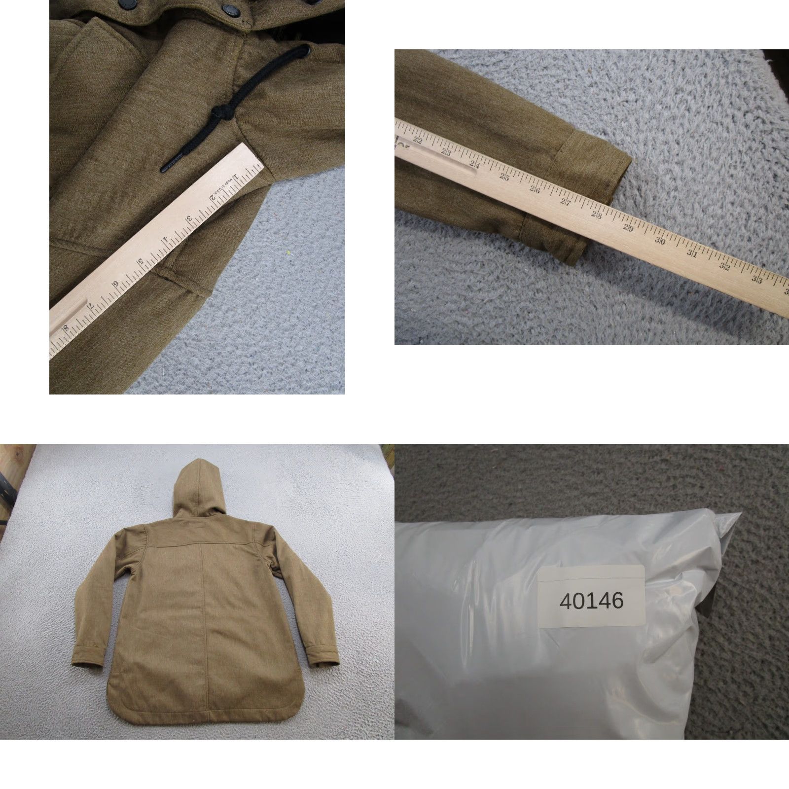 Vintage Noble Outfitters Jacket Womens L Brown Hooded Lined Workwear Ranch Snap Up Size L / US 10 / IT 46 - 8 Thumbnail