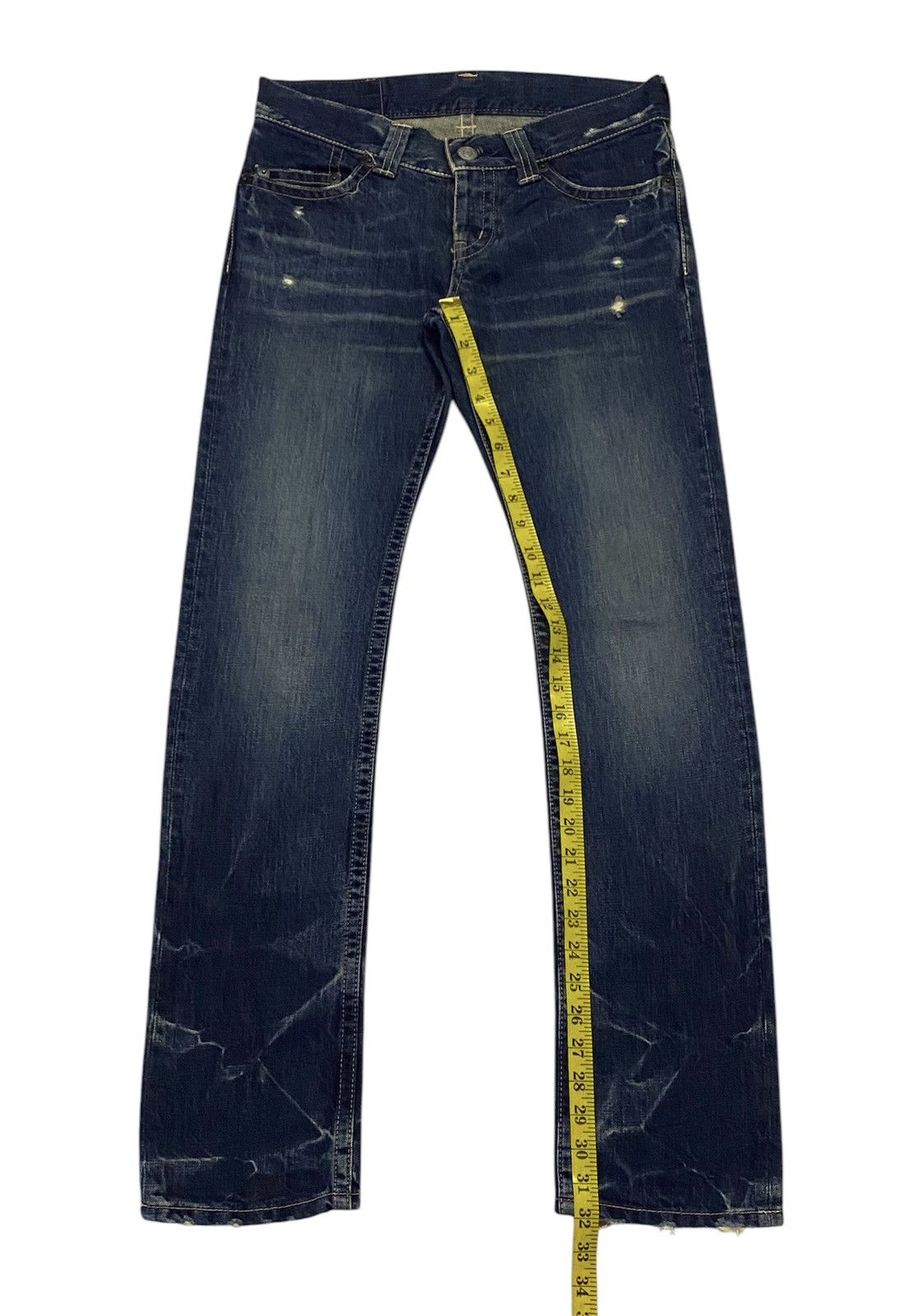Hysteric Glamour Hysteric Glamour Ripped Distressed Denim Jeans Size 30" / US 8 / IT 44 - 19 Thumbnail