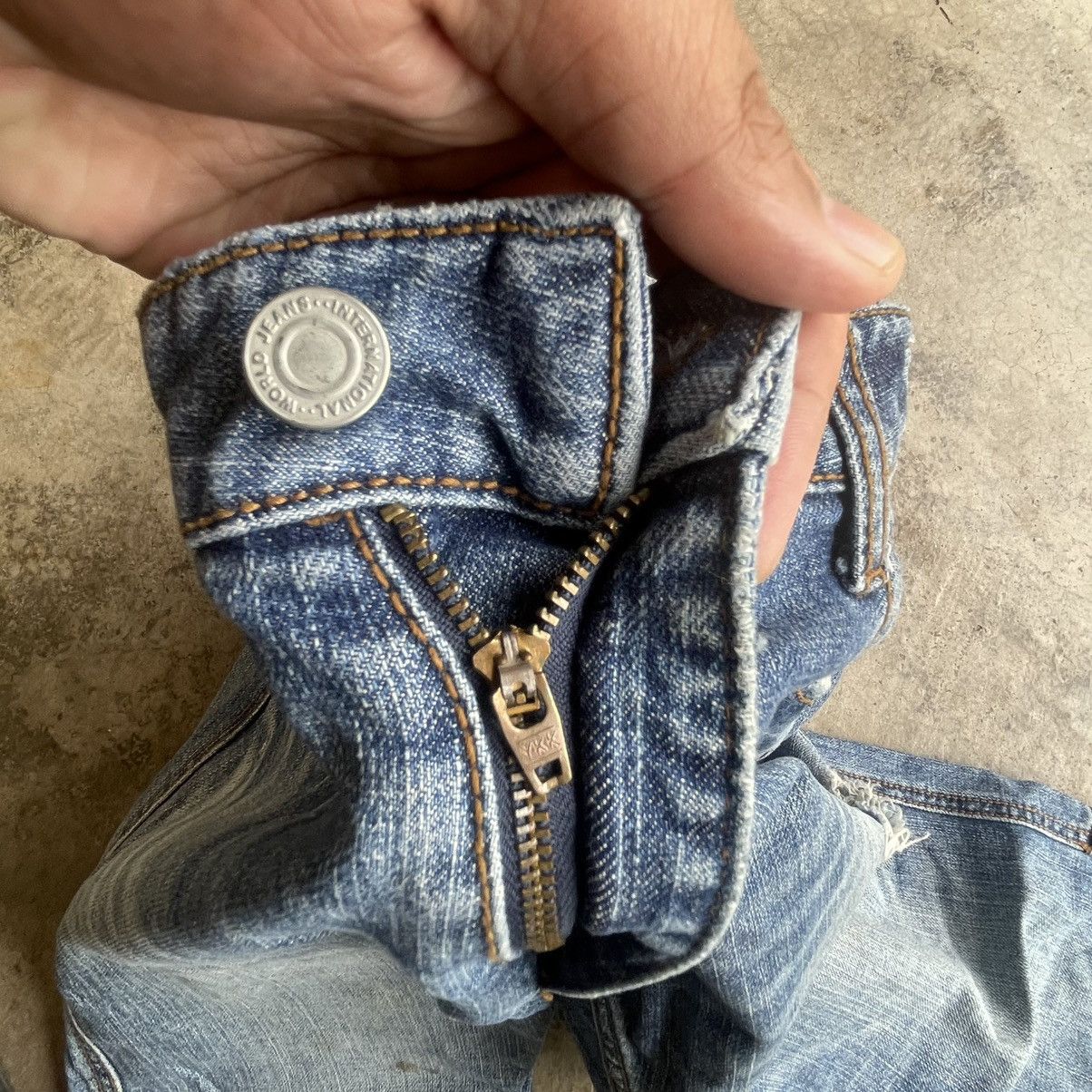 Global Work 🔥Vintage Global Work Stoned Washed Ripped Distress Jeans Size US 33 - 13 Thumbnail