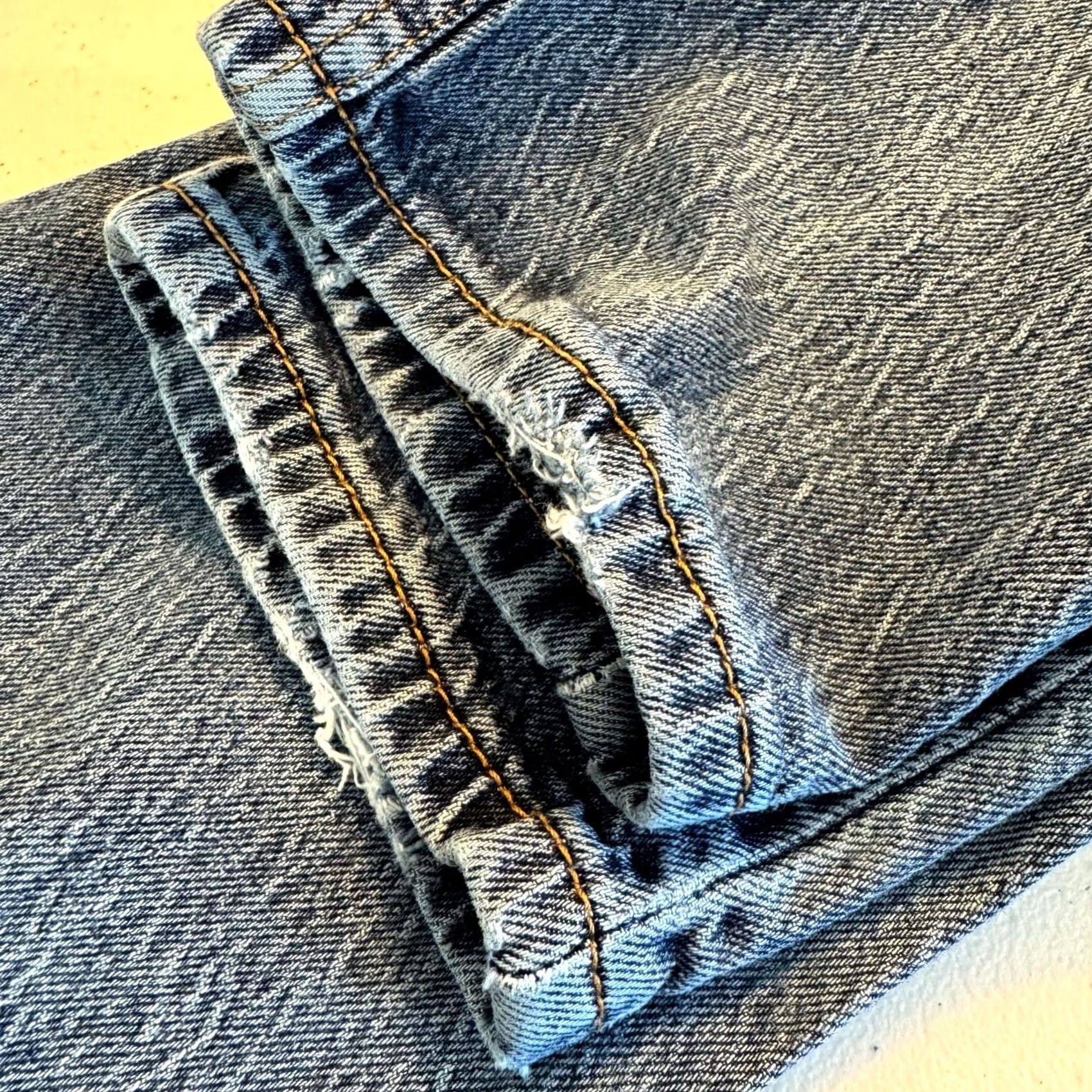 Levi's Levi's 514 Jeans Mens 36X30 Blue Denim 5-Pocket Straight Zip Fly Button Closure Classic Casual Modern Outdoor Mens Jeans 514 Size US 36 / EU 52 - 4 Thumbnail