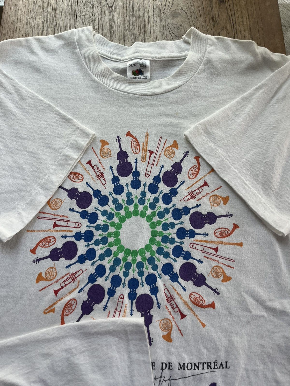 Vintage Vintage ORCHESTRE SYMPHONIQUE DE MONTREAL Art 90’s Tshirt Size US XL / EU 56 / 4 - 6 Thumbnail