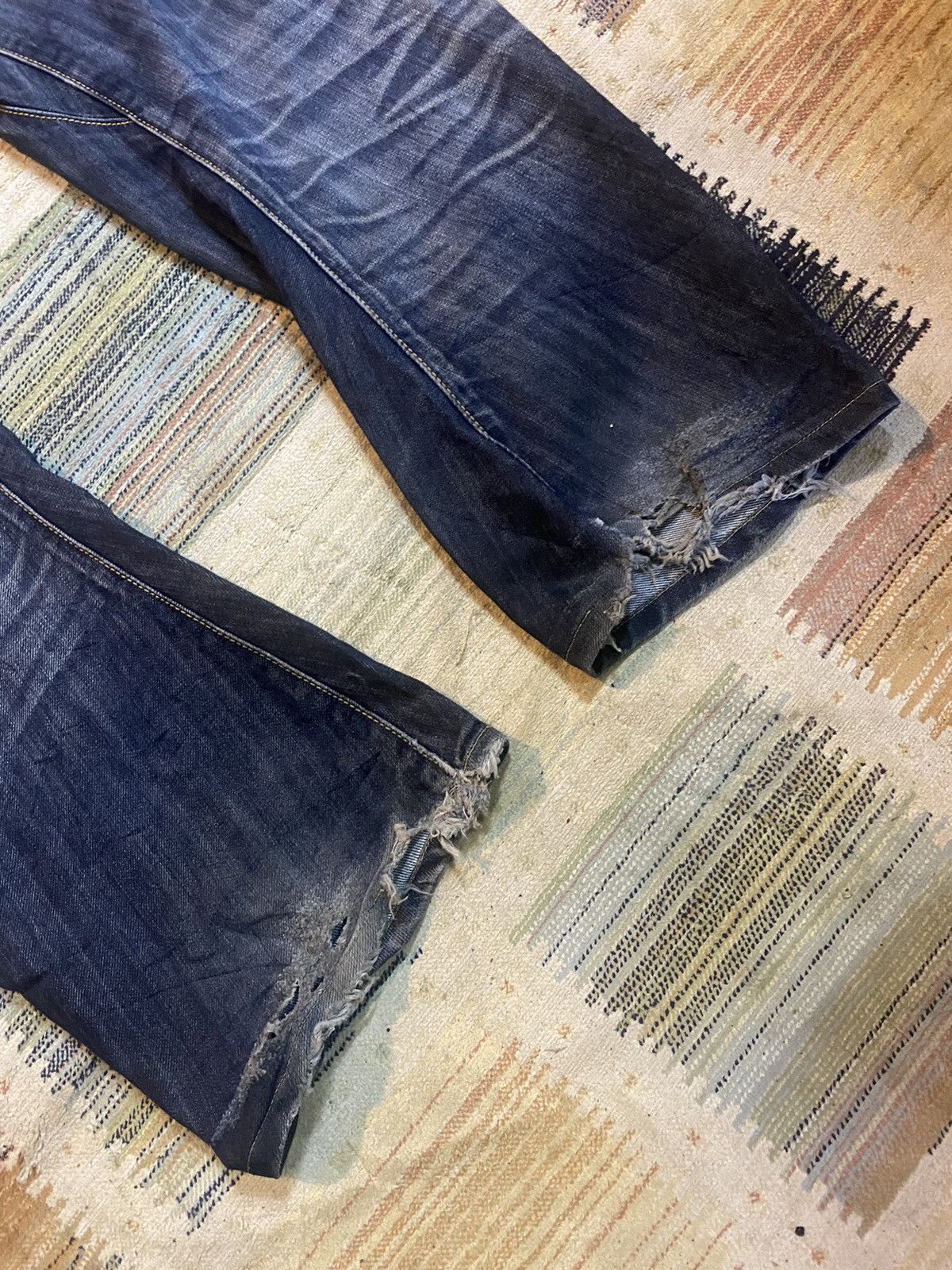 Edwin × Japanese Brand × Vintage 🇯🇵Vintage Distressed Edwin Pants Size US 38 / EU 54 - 15 Thumbnail