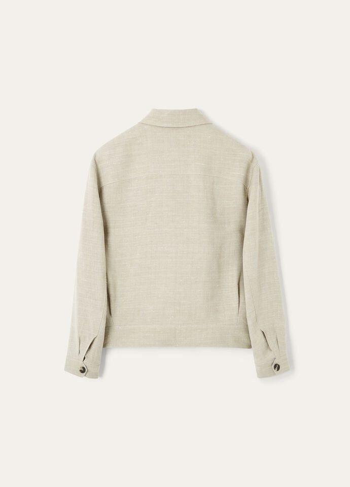 Loro Piana o1w1db10226 FAP2027 Clem Blouson Jacket in Ivory Size US L / EU 52-54 / 3 - 6 Thumbnail