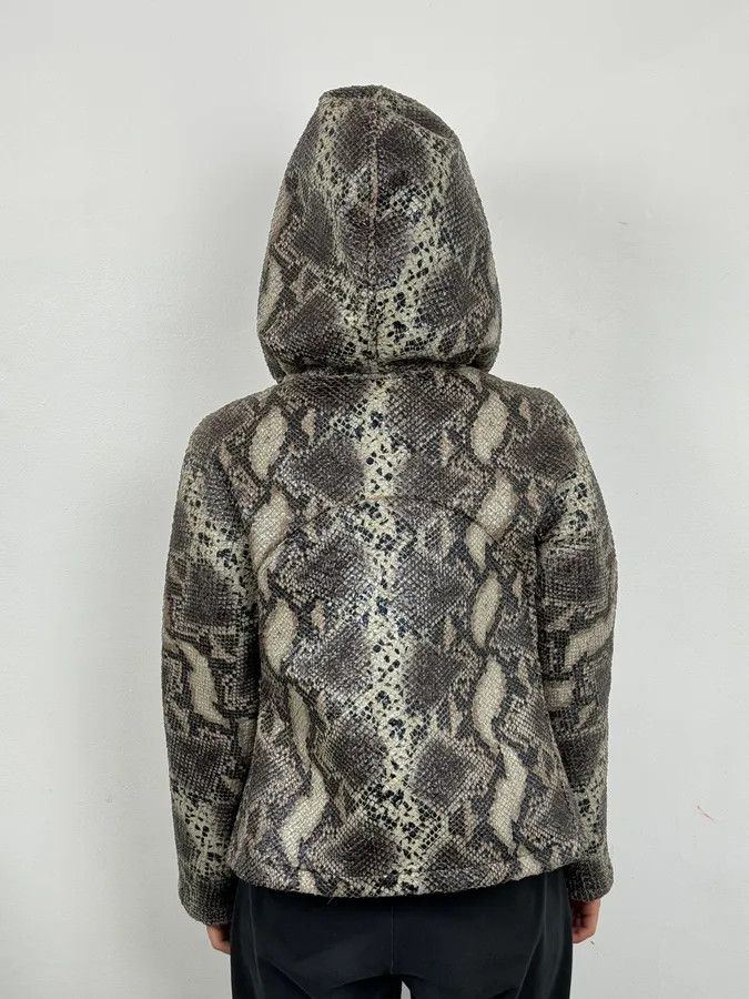 Giorgio Armani AW2014 Giorgio Armani Python Snakeskin Effect Light Hood Jacket Size S / US 4 / IT 40 - 6 Thumbnail