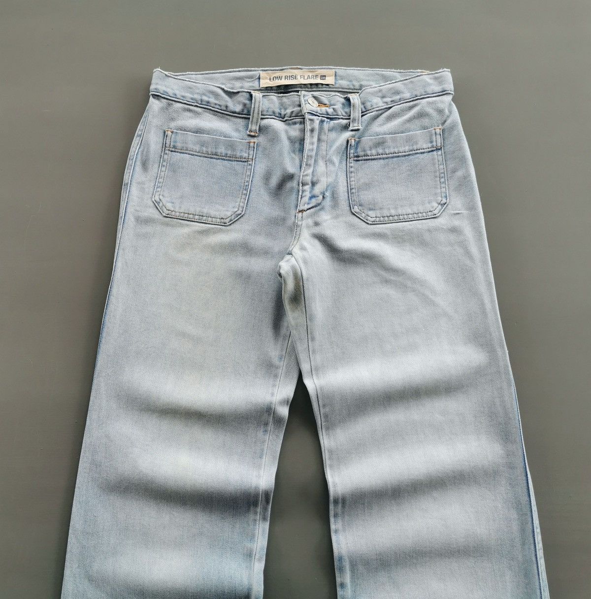 Gap × Yeezy Vintage Gap Low Rise Flare Jeans Size US 32 / EU 48 - 2 Thumbnail