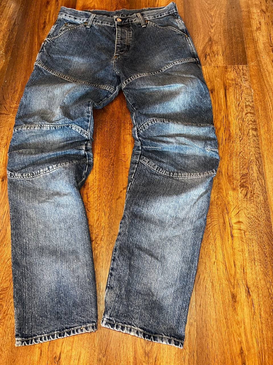 G-Star × Vintage Vintage GstarRaw Elwood vintage biker jeans y2k Size US 32 / EU 48 - 5 Thumbnail