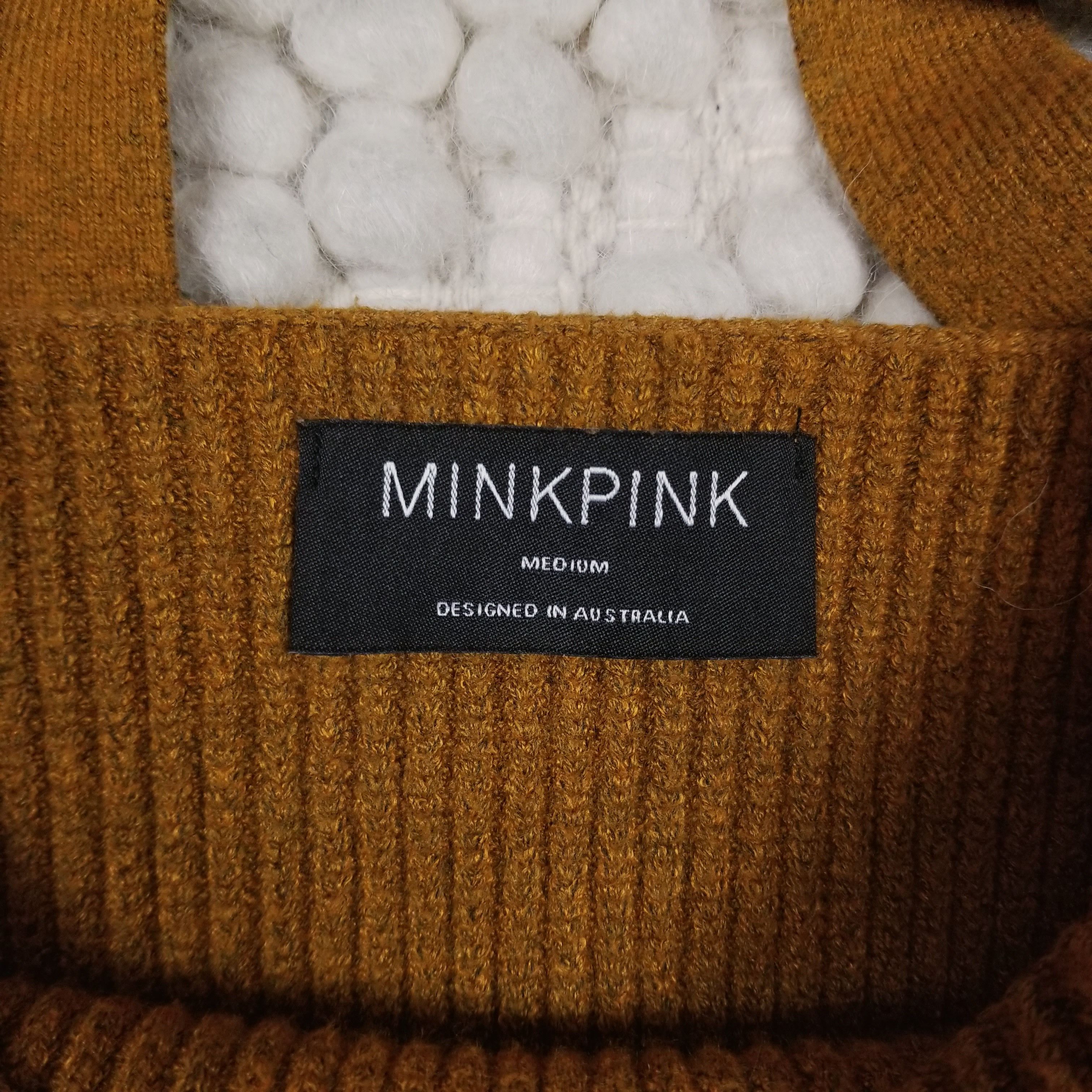 MINKPINK Vayu Bow Back Balloon Sleeve Crop Sweater Size M / US 6-8 / IT 42-44 - 7 Thumbnail