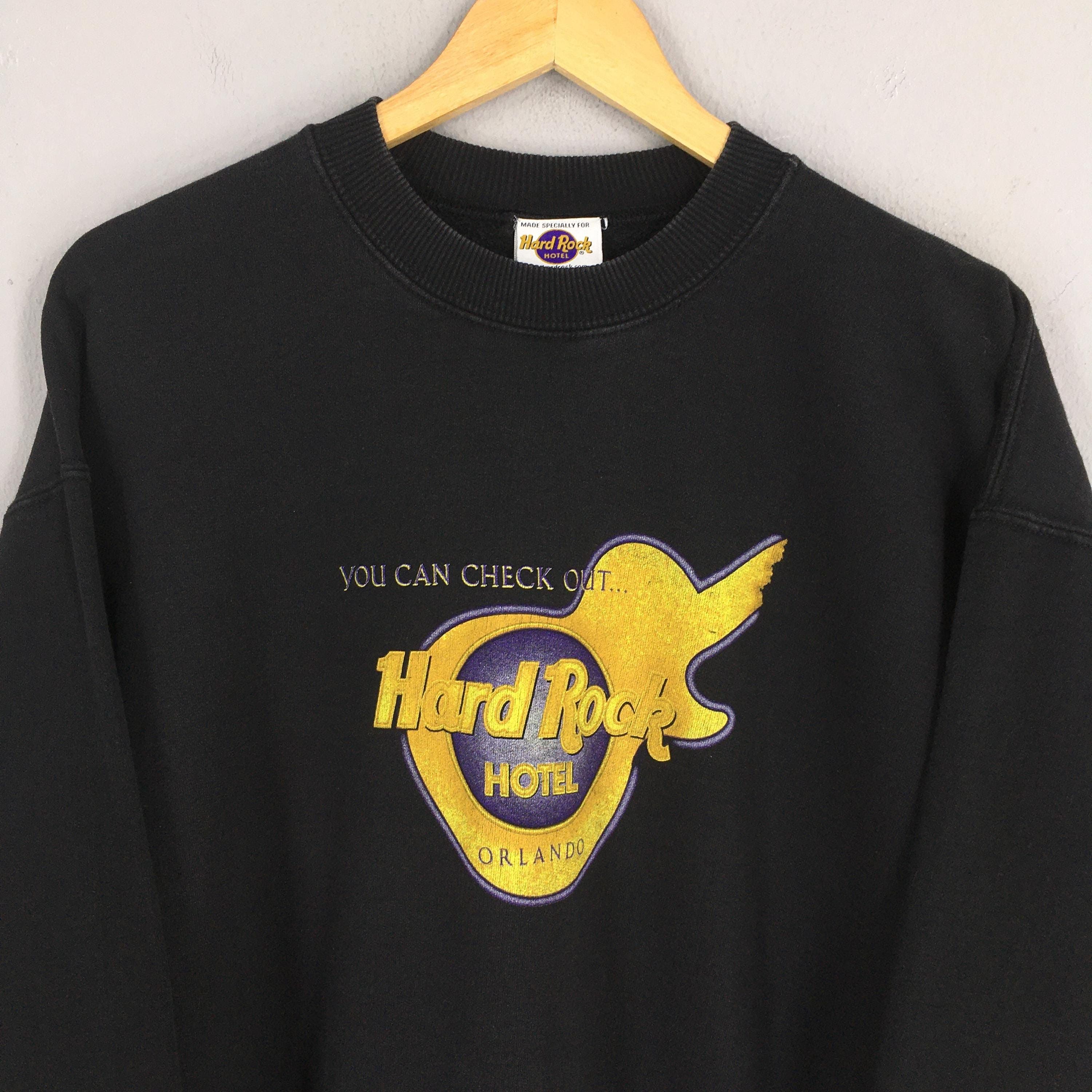 Hard Rock Cafe Vintage Hard Rock Hotel Orlando Black Sweatshirt Large Size US L / EU 52-54 / 3 - 2 Thumbnail