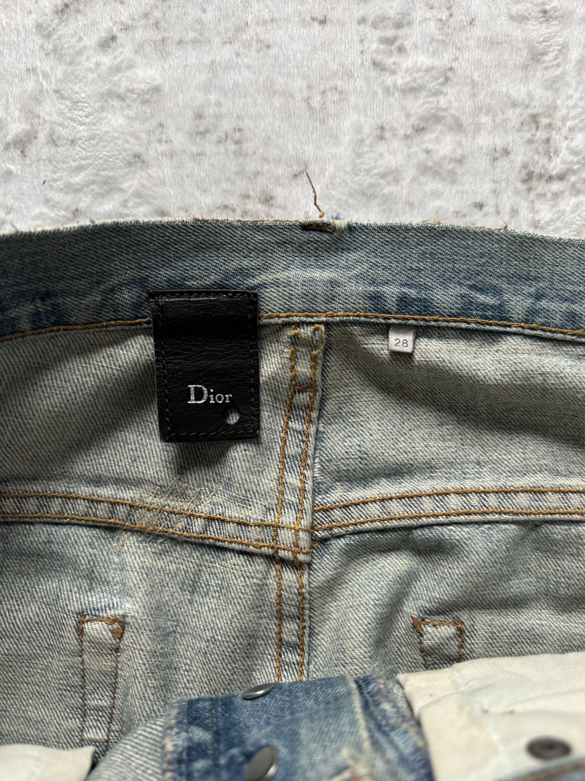 Dior Dior SS06 Crash Denim Size US 28 / EU 44 - 3 Thumbnail
