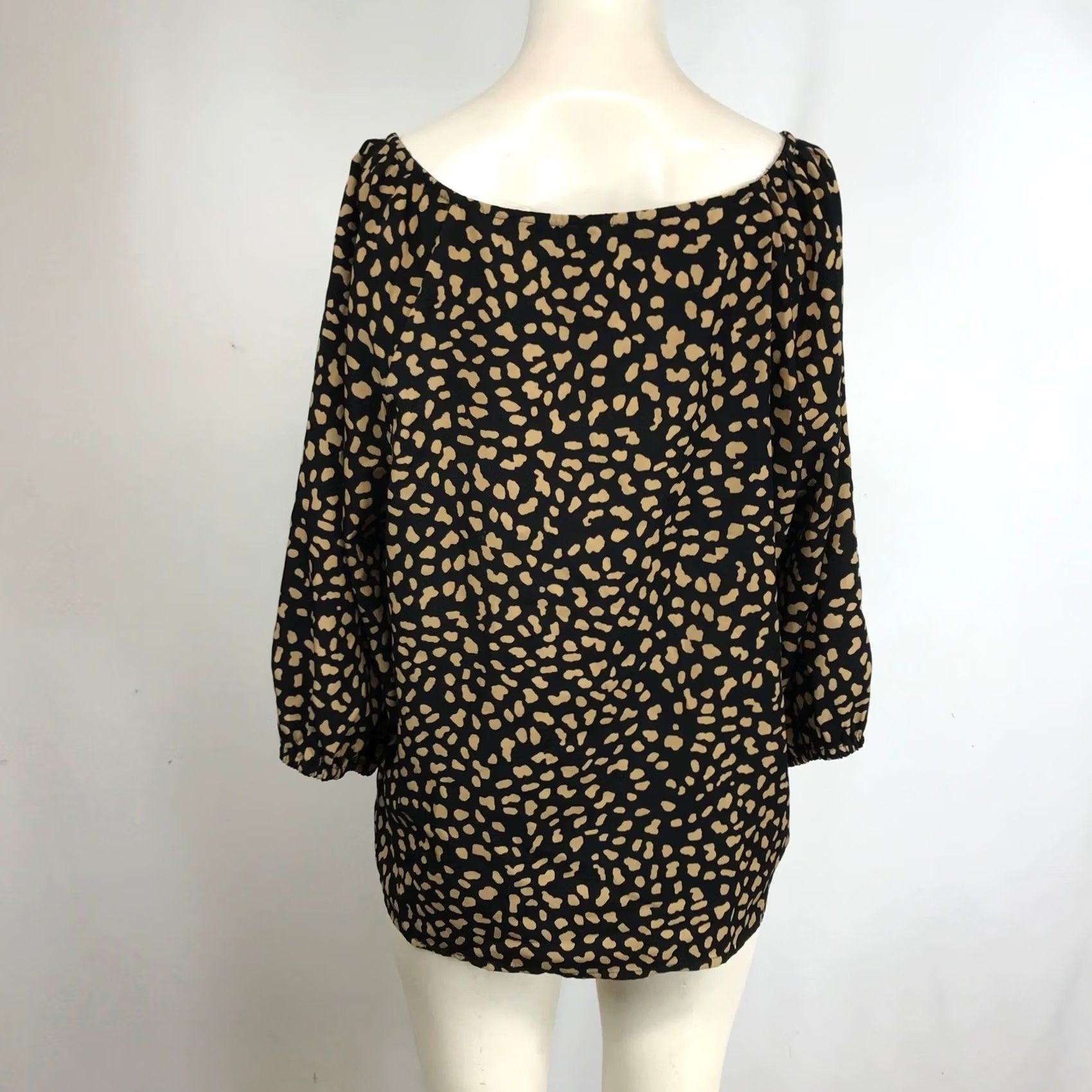 Sanctuary Sanctuary Blouse Women XL V Neck Button Front Leopard Print Tunic Animal Print Size XL / US 12-14 / IT 48-50 - 5 Thumbnail