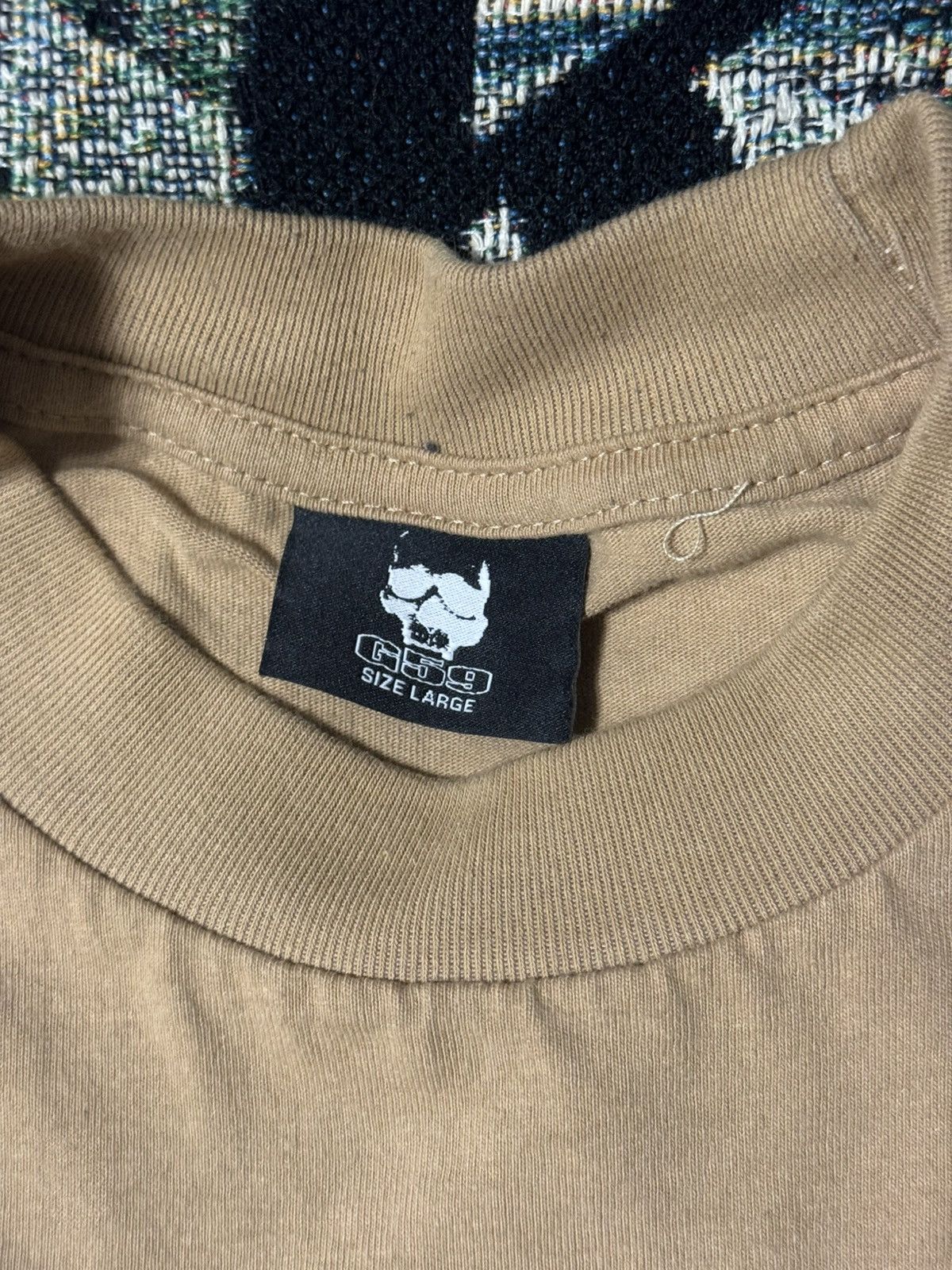 G59 Records G59 Logo T-shirt (Tan) Size US L / EU 52-54 / 3 - 5 Thumbnail