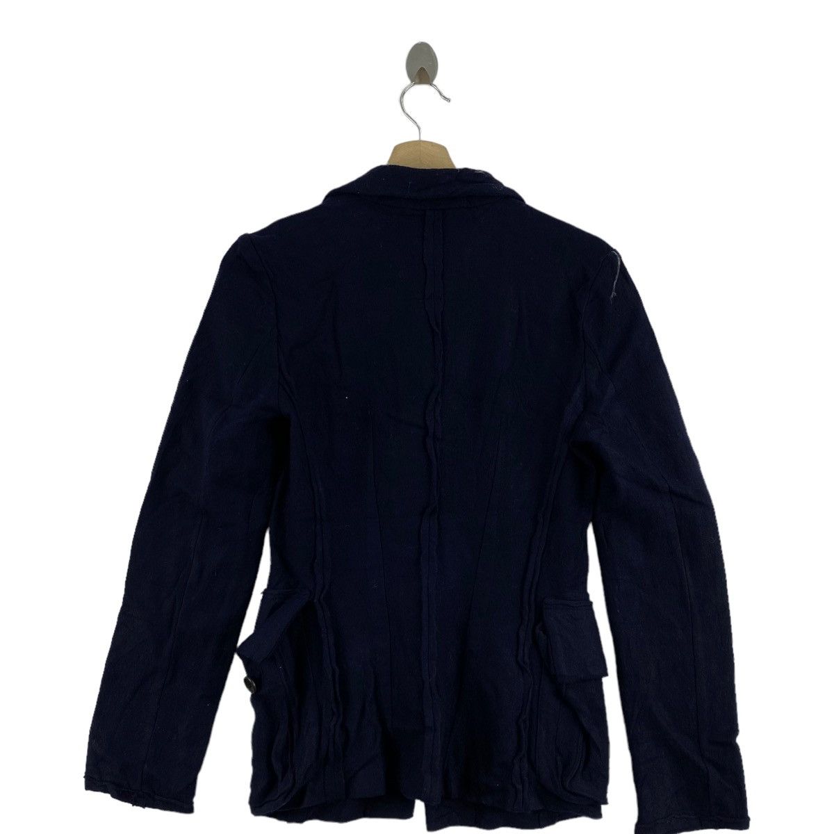Japanese Brand × Vintage × Zucca ZUCCA ISSEY MIYAKE Japanese Brand Plain Black Coat Size S / US 4 / IT 40 - 4 Thumbnail