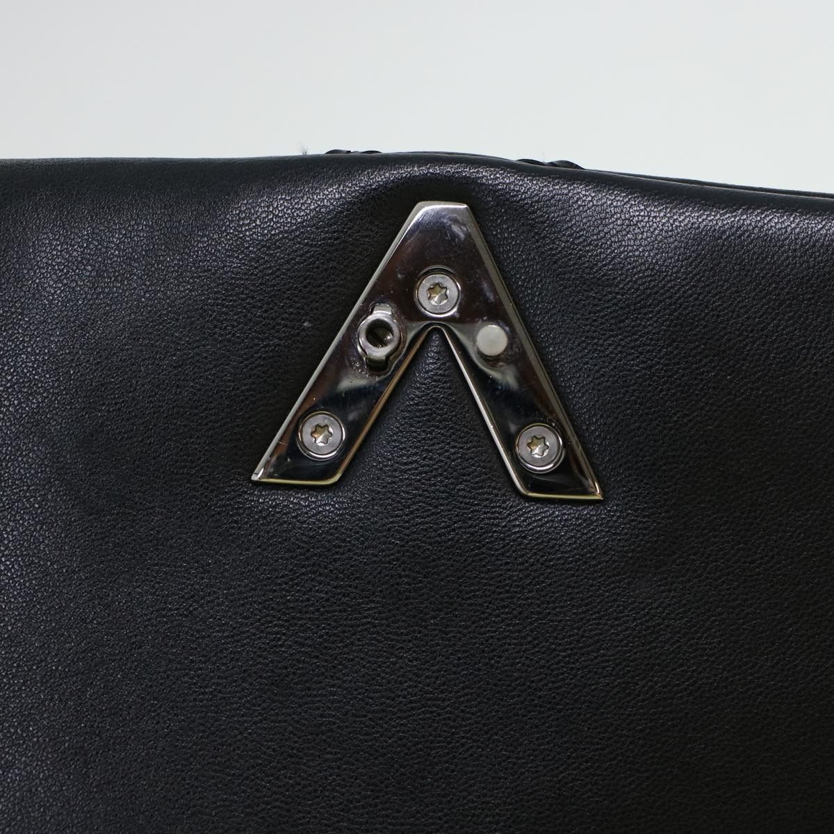 Louis Vuitton LOUIS VUITTON Quilted Martage Shoulder Bag Calfskin Black Size ONE SIZE - 9 Thumbnail