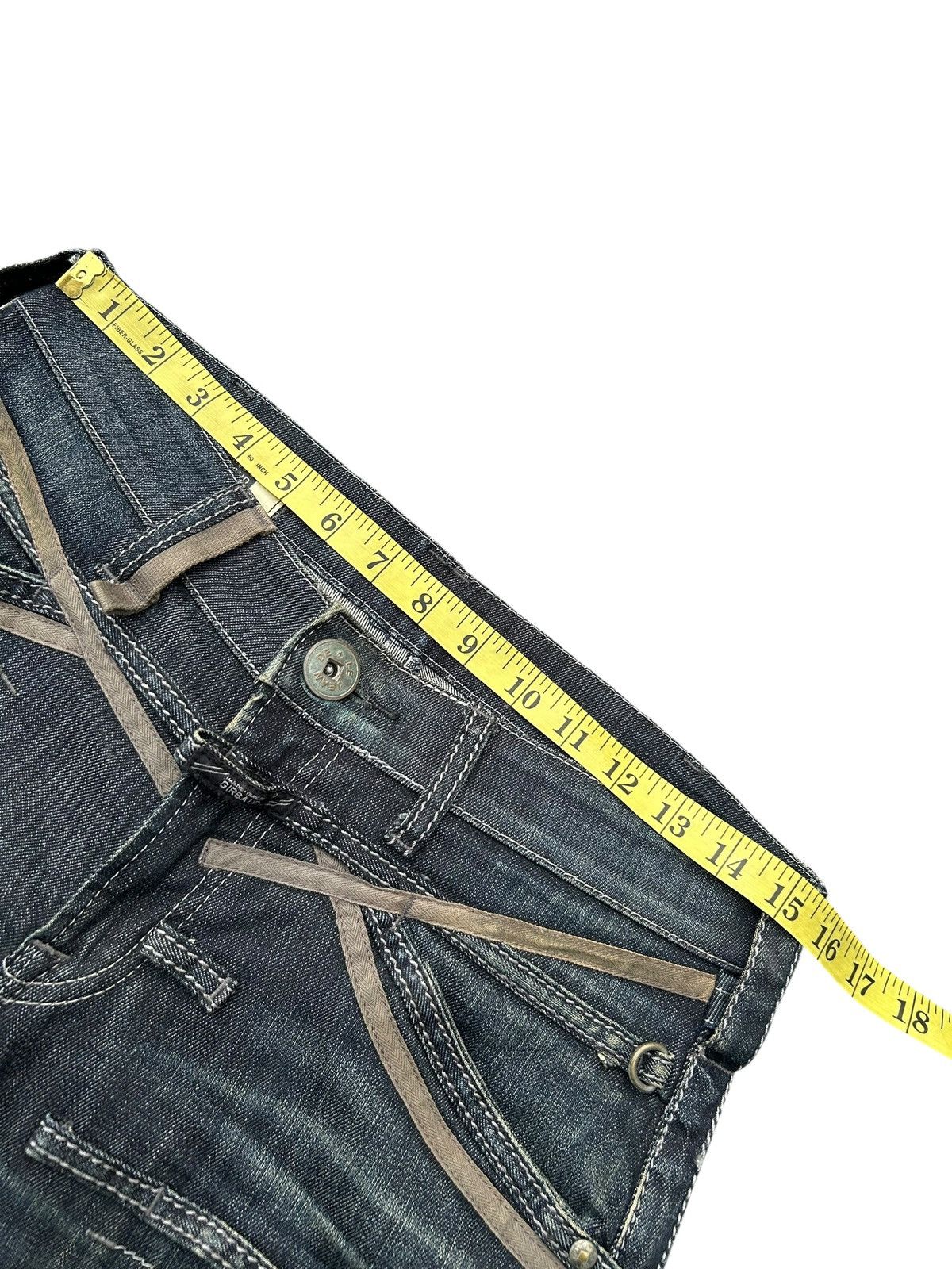 Marithe + Francois Girbaud Marithé + François Girbaud Punk Bondage Style Denim Jeans ☠️ Size US 31 - 16 Thumbnail