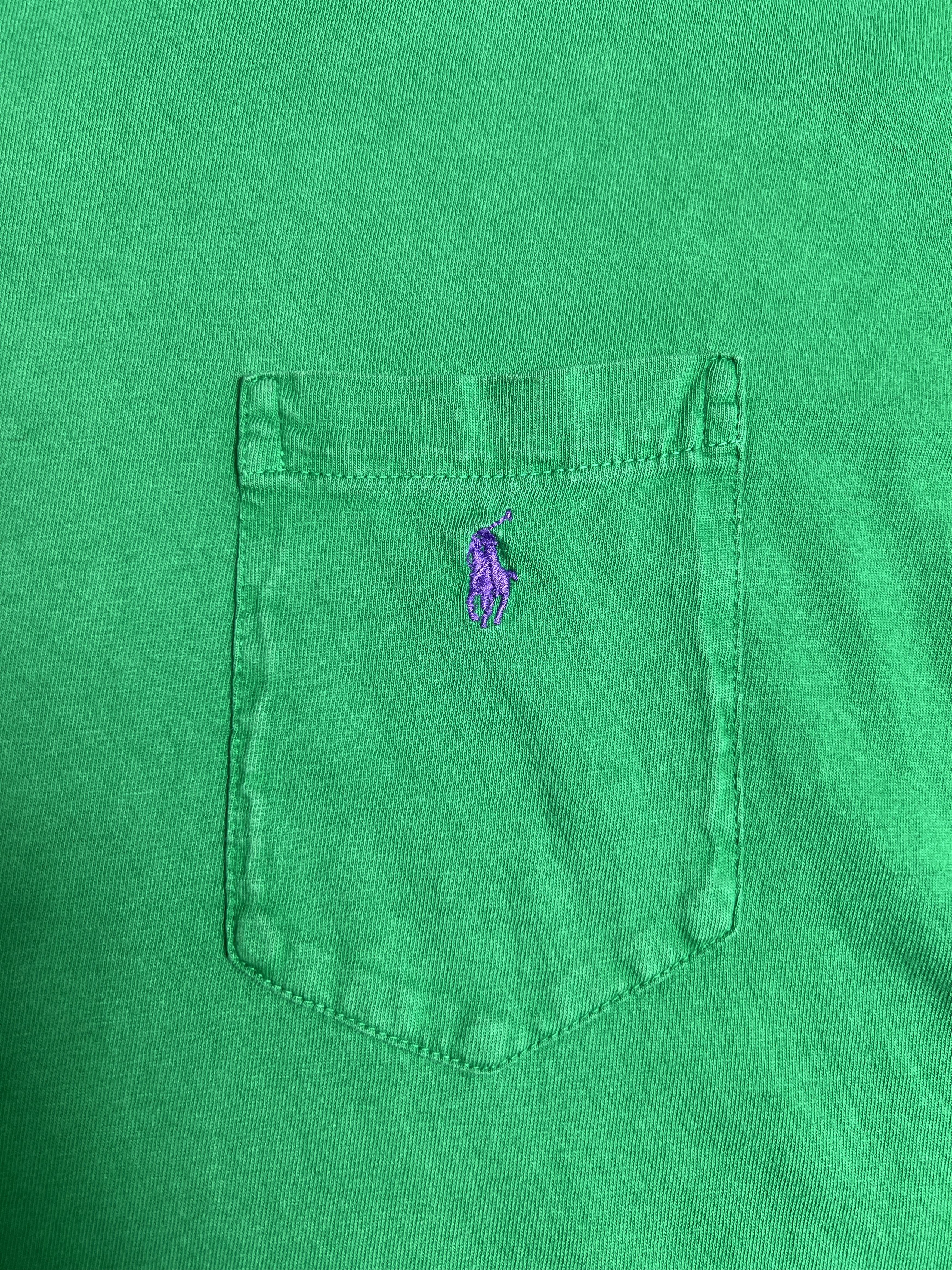 Polo Ralph Lauren Vintage Polo Ralph Lauren L/S Pocket Tee (XXL) GTME629 Size US XXL / EU 58 / 5 - 2 Thumbnail