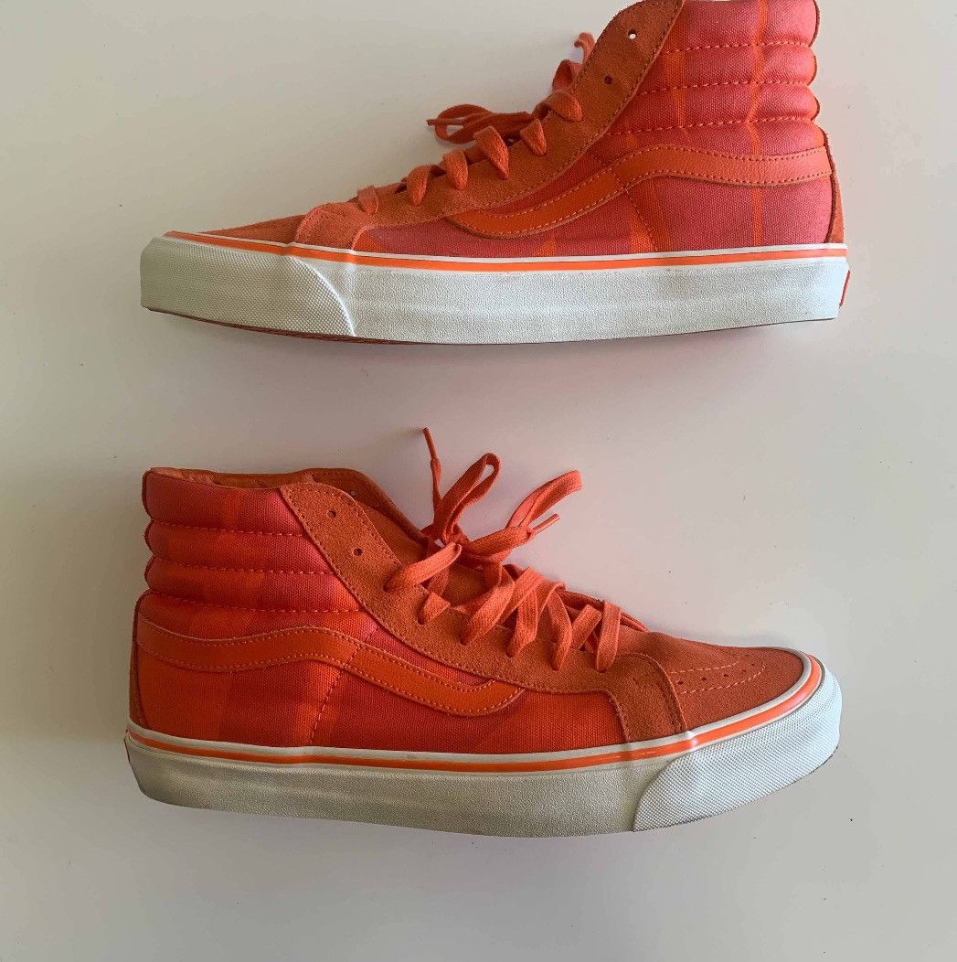 Undefeated Vans VANS Undefeated x OG Sk8 Hi LX Safety Orange Grailed