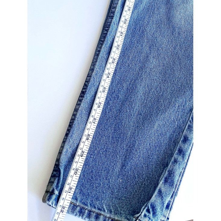 Levi's Vintage 90s Levi's 545 Loose Fit Tapered Leg Medium Blue Size US 32 / EU 48 - 13 Thumbnail