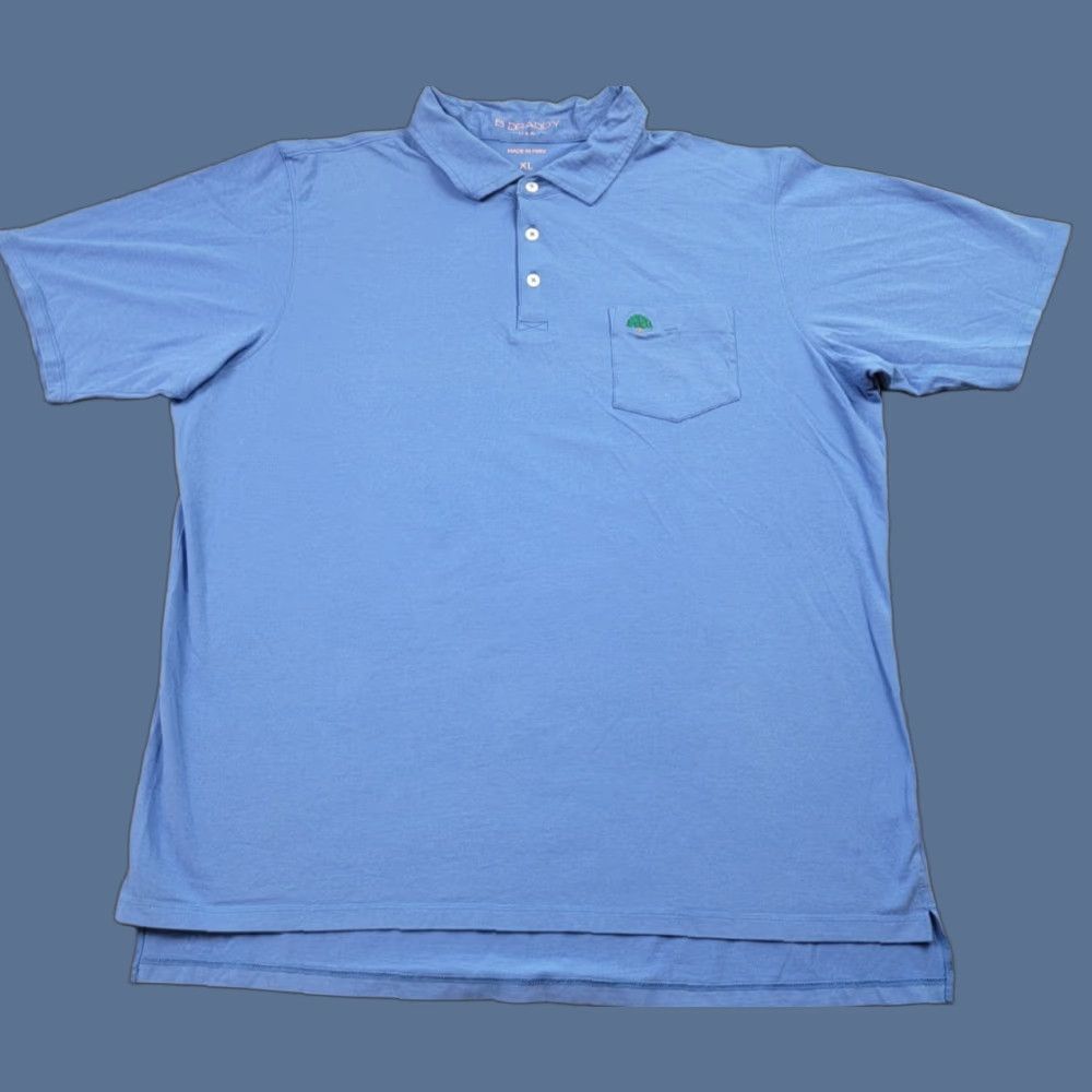 Vintage B. Draddy Golf Polo Shirt Mens XL Blue Short Sleeve Embroidered Casual Sports Size US XL / EU 56 / 4 - 1 Thumbnail