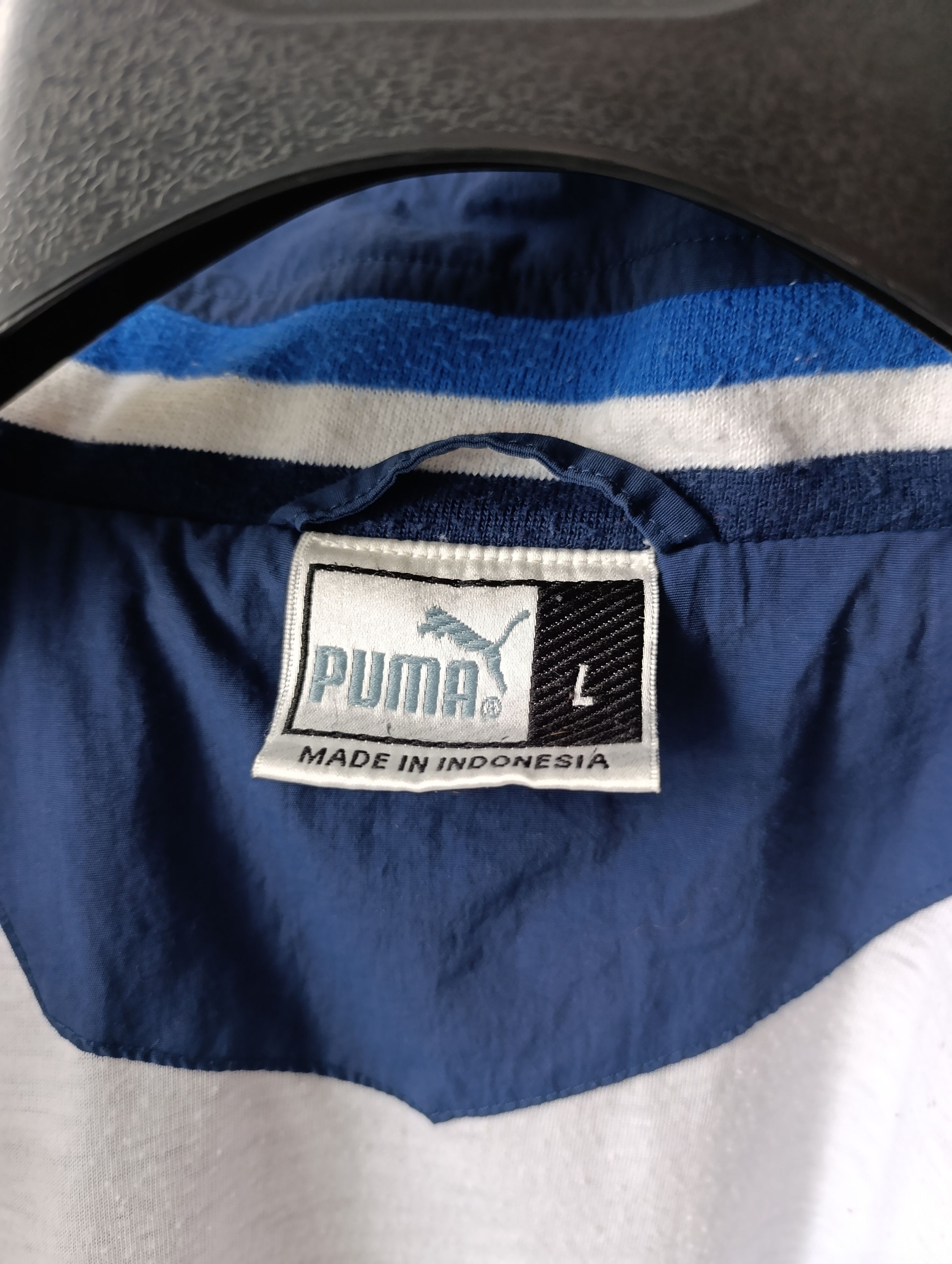 Puma PUMA ITALIA VINTAGE MENS NYLON JACKET ON DRAWSTRINGS Size US L / EU 52-54 / 3 - 15 Thumbnail