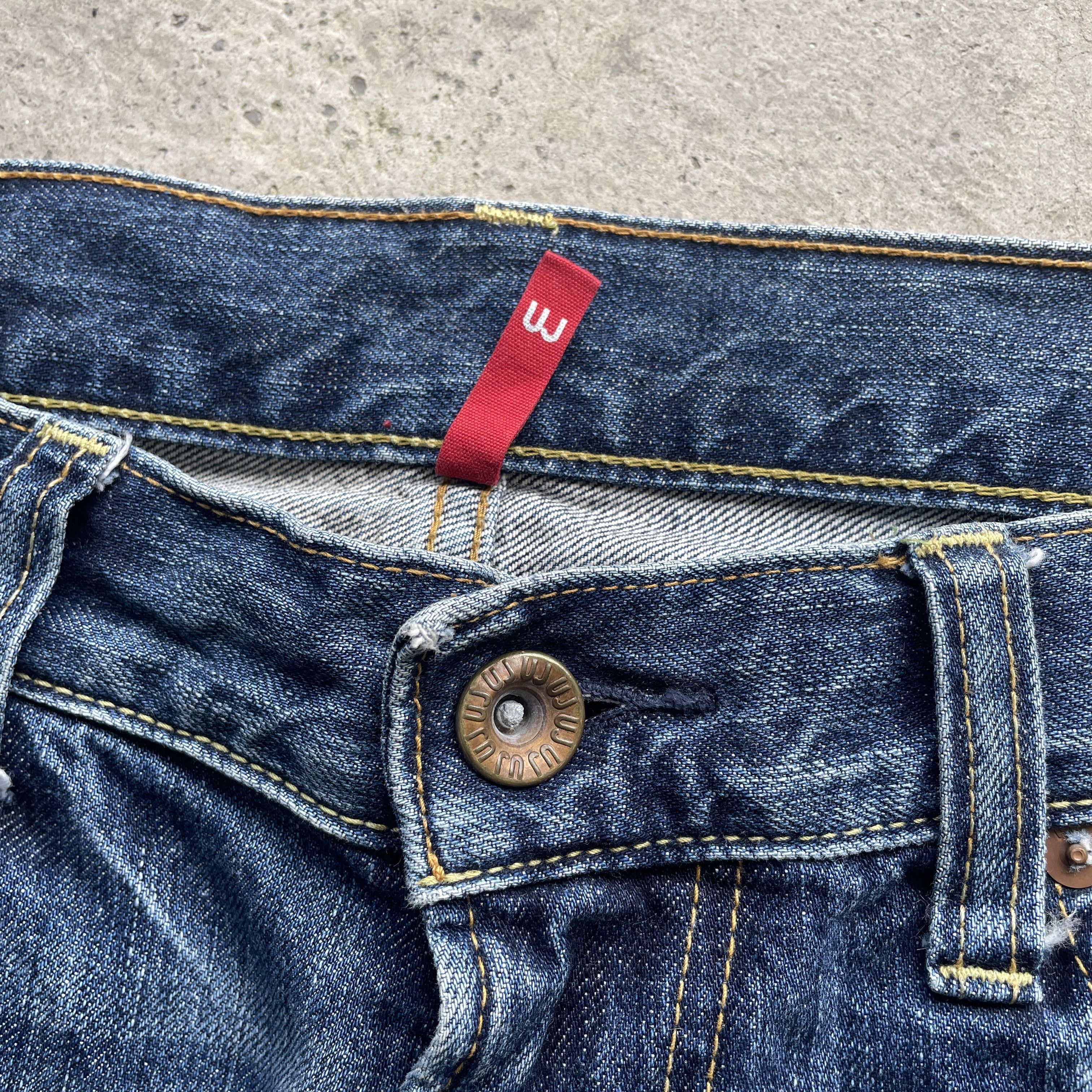 Japanese Brand W34 VINTAGE JAPANESE DISTRESSED JEANS FADED DENIM PANTS Size US 34 / EU 50 - 6 Thumbnail