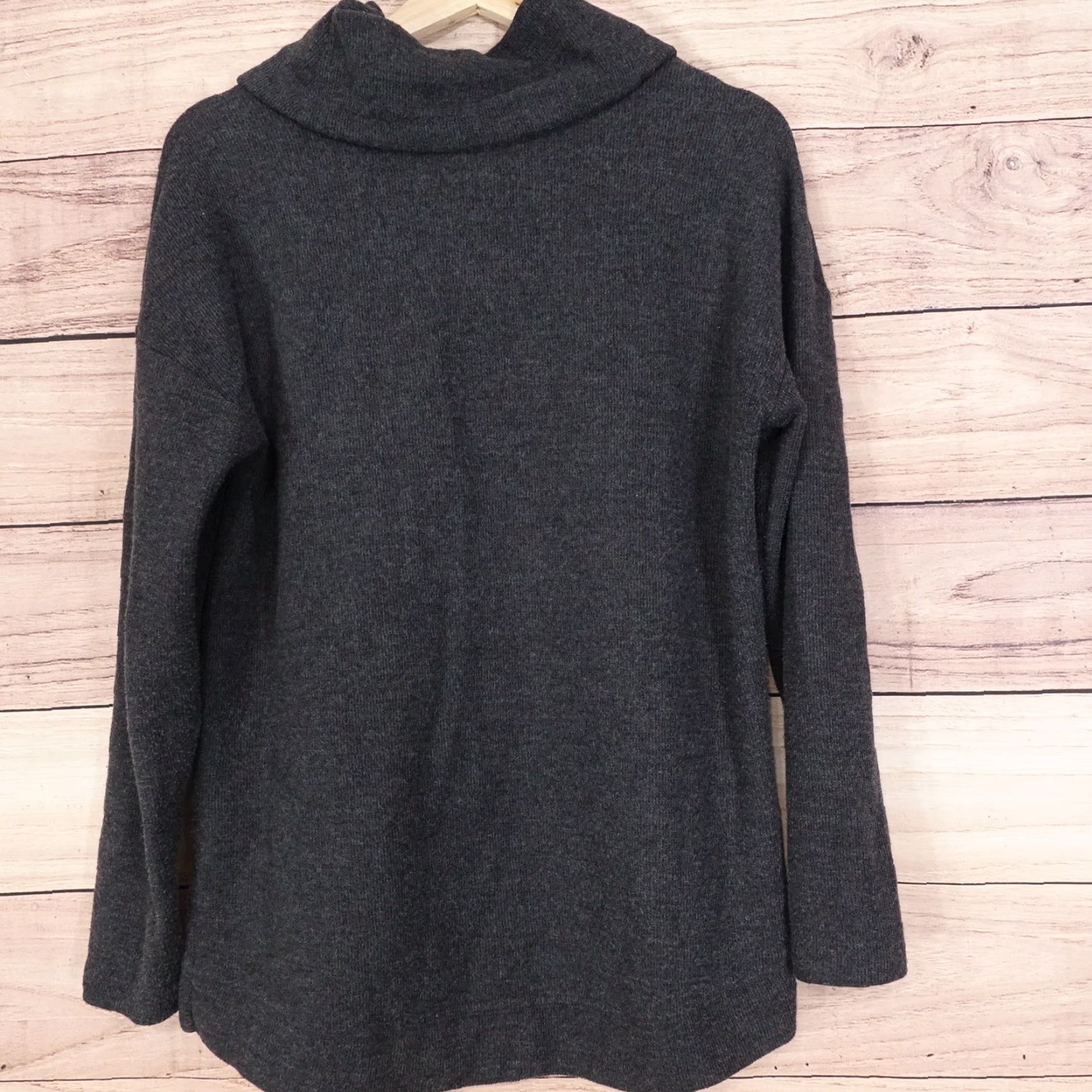 Banana Republic BANANA REPUBLIC ECO PULLOVER SWEATER WOMENS SIZE S CHARCOAL GREY COTTON CASUAL Size S / US 4 / IT 40 - 4 Thumbnail