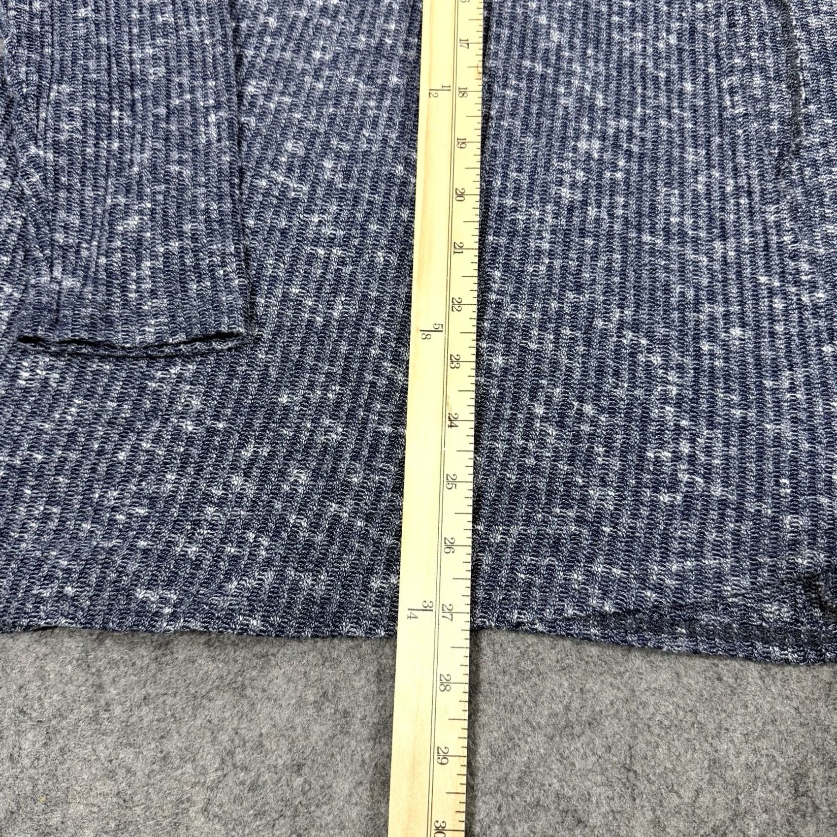Vintage August Mist Open Front Cardigan Sweater 1X Gray Women's Plus Size Knit Hooded Lightweight Open Front Casual 90s Theme Mens Womens Size XL / US 12-14 / IT 48-50 - 6 Thumbnail