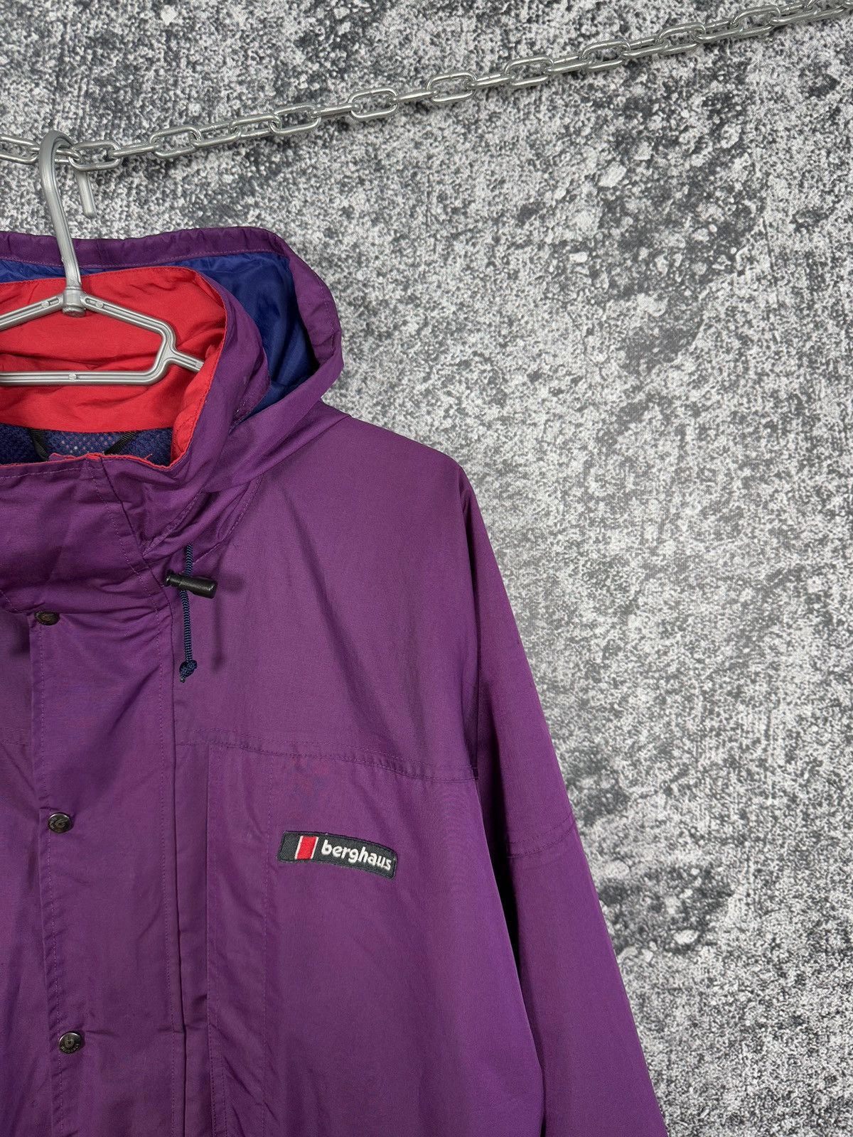 Berghaus Berghaus Aquafoil Vintage Jacket Windbreaker Purple Size M Size US M / EU 48-50 / 2 - 2 Thumbnail