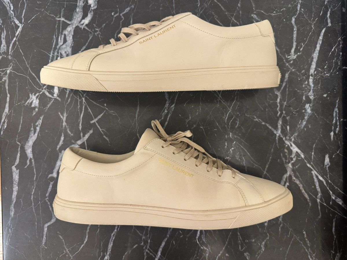 Saint Laurent Paris Andy Low Top Sneaker Size US 12 / IT 42 - 2 Thumbnail