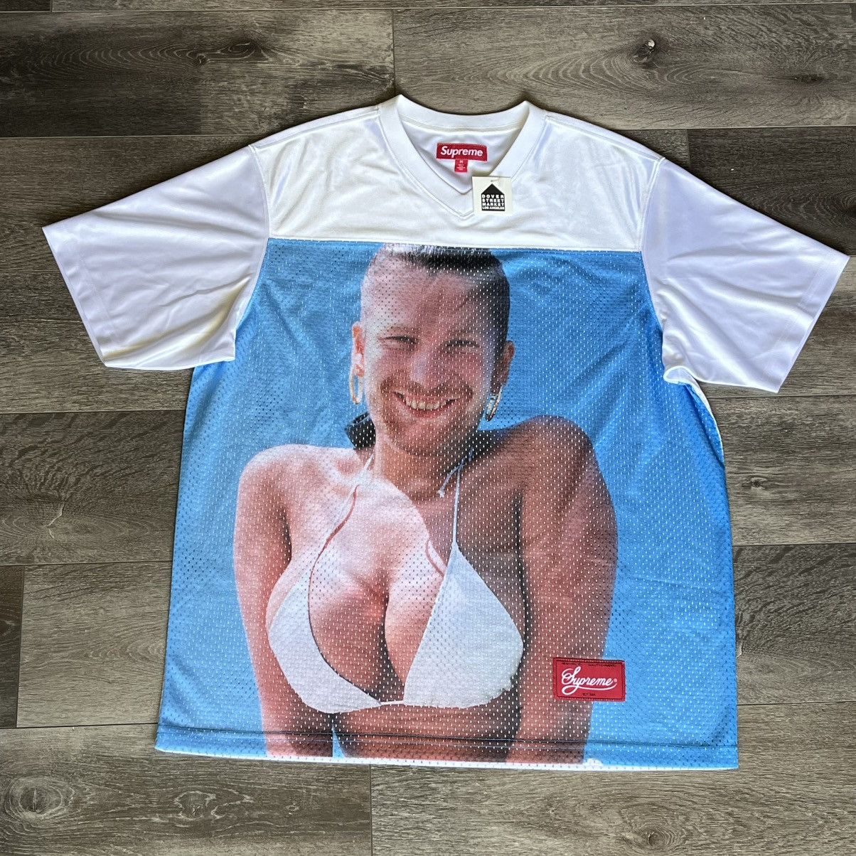 Supreme New Supreme x Aphex Twin Windowlicker Football Jersey White Size US M / EU 48-50 / 2 - 1 Thumbnail