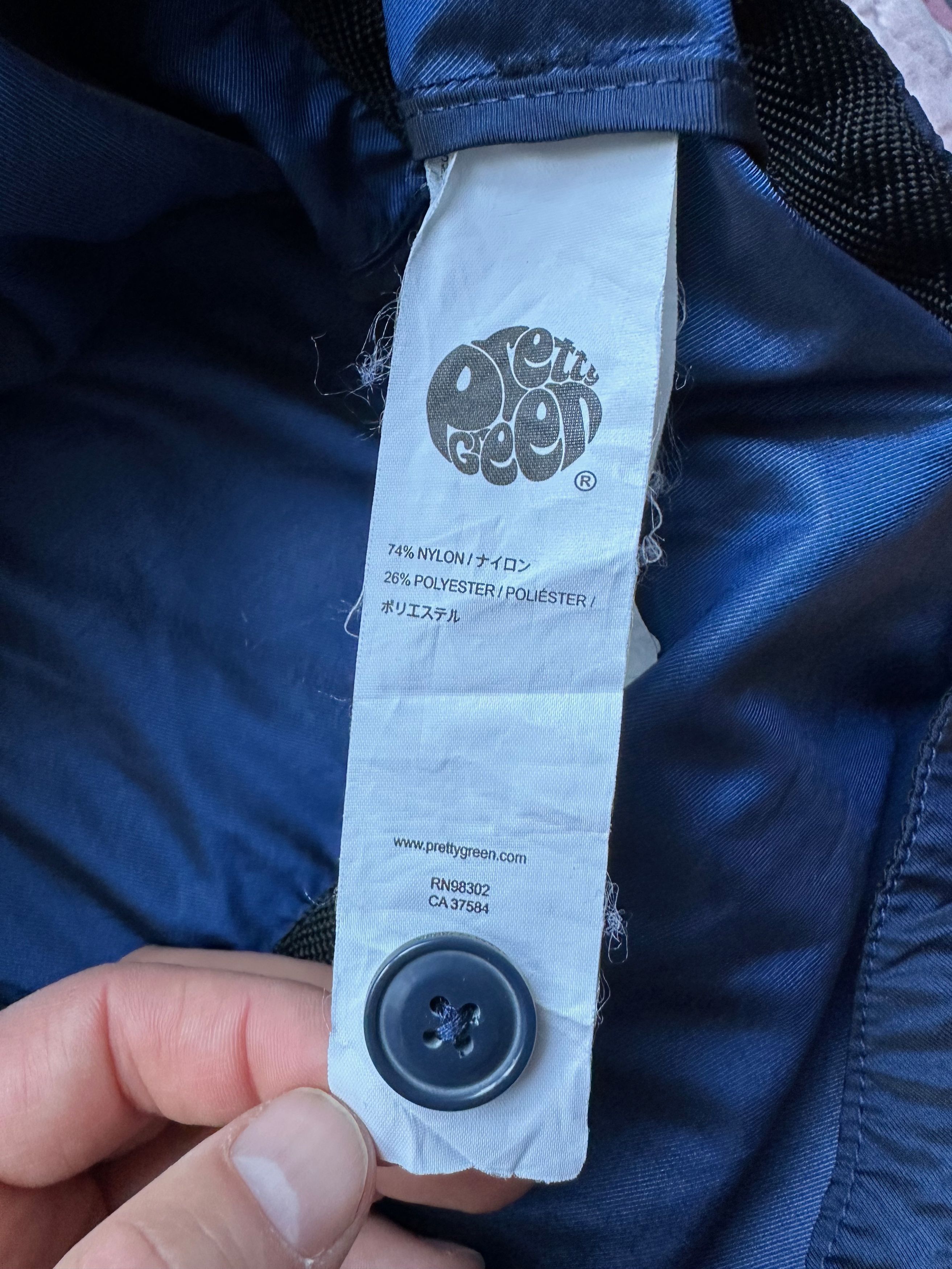Pretty Green Pretty Green Jacket Navy Blue Military Style Lightweight Size US M / EU 48-50 / 2 - 9 Thumbnail