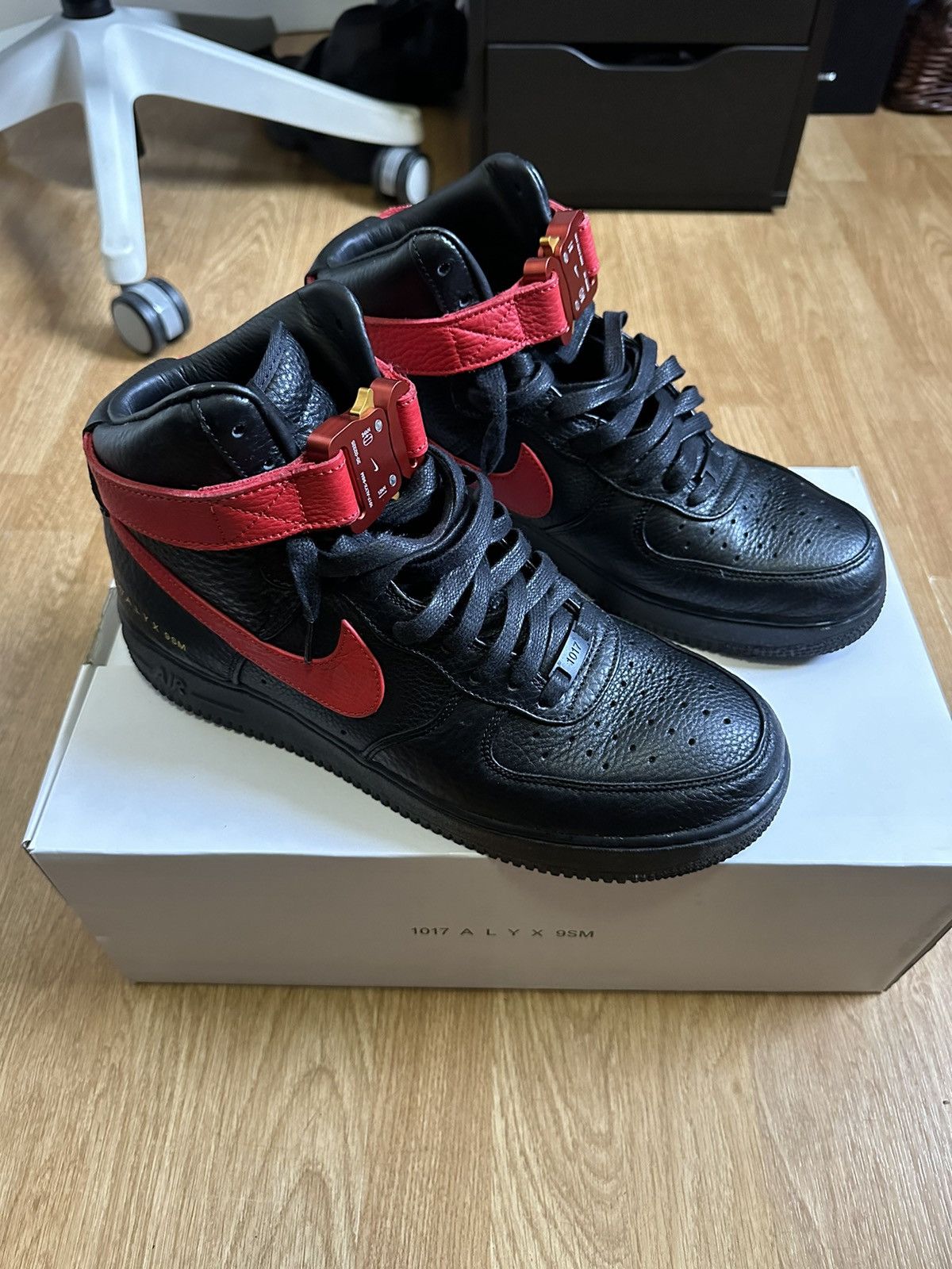 1017 ALYX 9SM × Nike AIR FORCE 1 HI ALYX Size US 11 / EU 44 - 6 Thumbnail