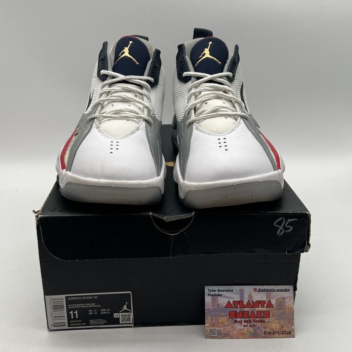 Nike Jordan Zoom 02 Olympics Size US 11 / EU 44 - 2 Thumbnail