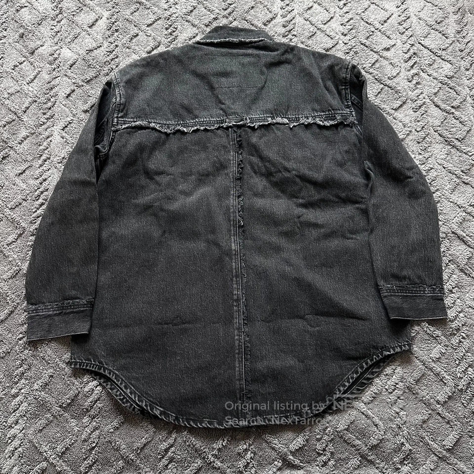 Acne Studios Acne Studios Deconstructed Denim Jacket. Size XL / US 12-14 / IT 48-50 - 2 Thumbnail