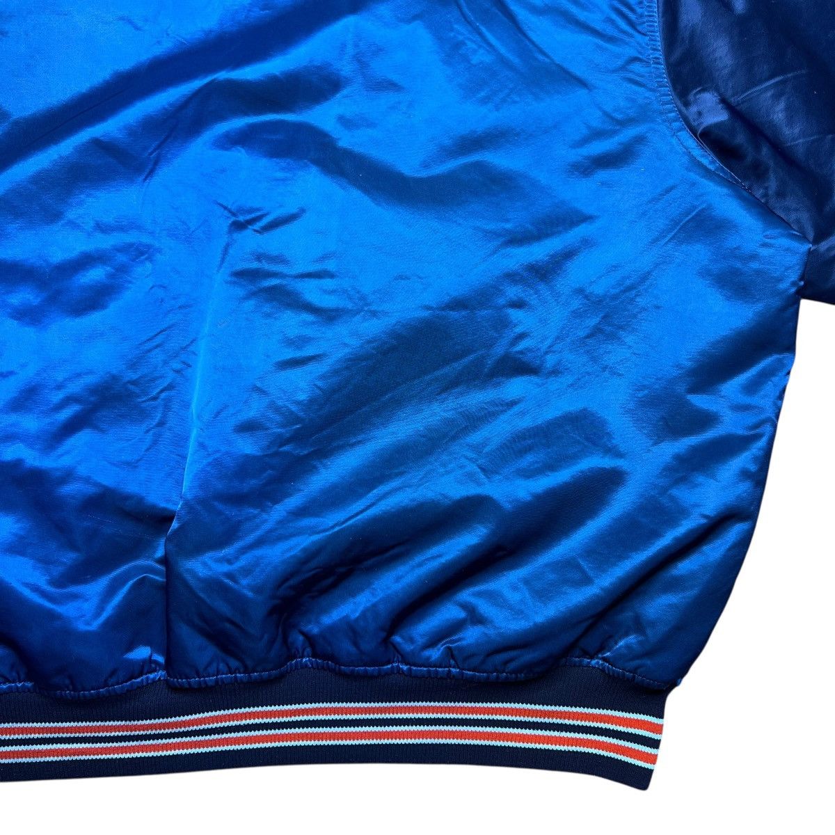 Starter Vintage 1980s NCAA Auburn Tigers Starter Satin Bomber Jacket Size US XL / EU 56 / 4 - 16 Thumbnail