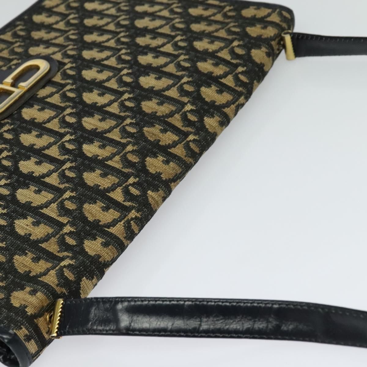 Dior DIOR Trotter Canvas Shoulder Bag Navy Size ONE SIZE - 6 Thumbnail