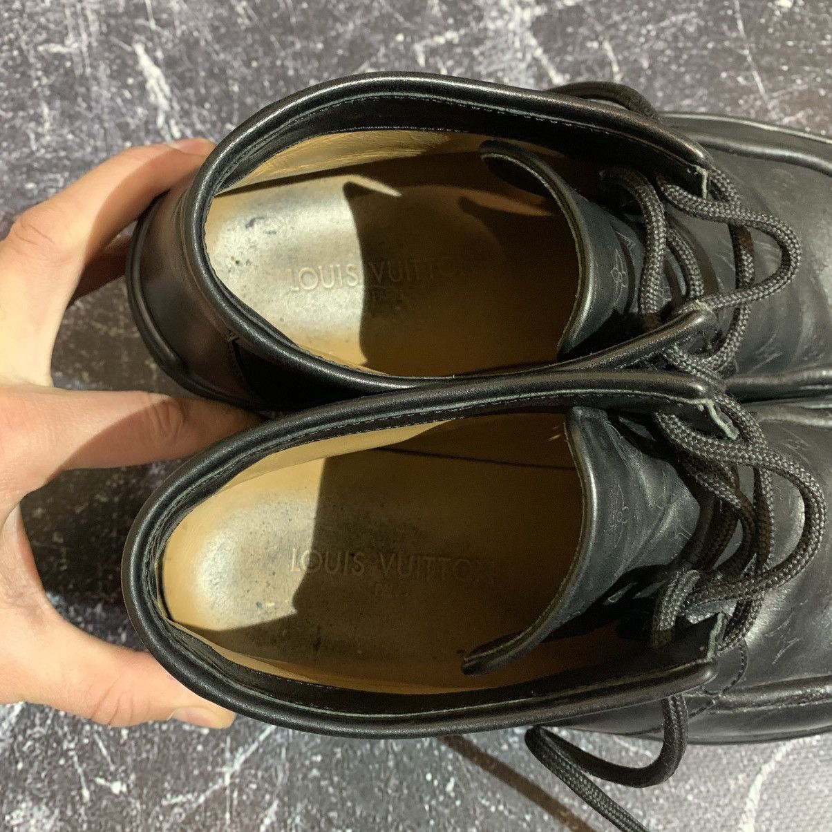 Louis Vuitton Louis Vuitton Black leather chukka boots Size 8.5 Size US 8.5 / EU 41-42 - 18 Thumbnail