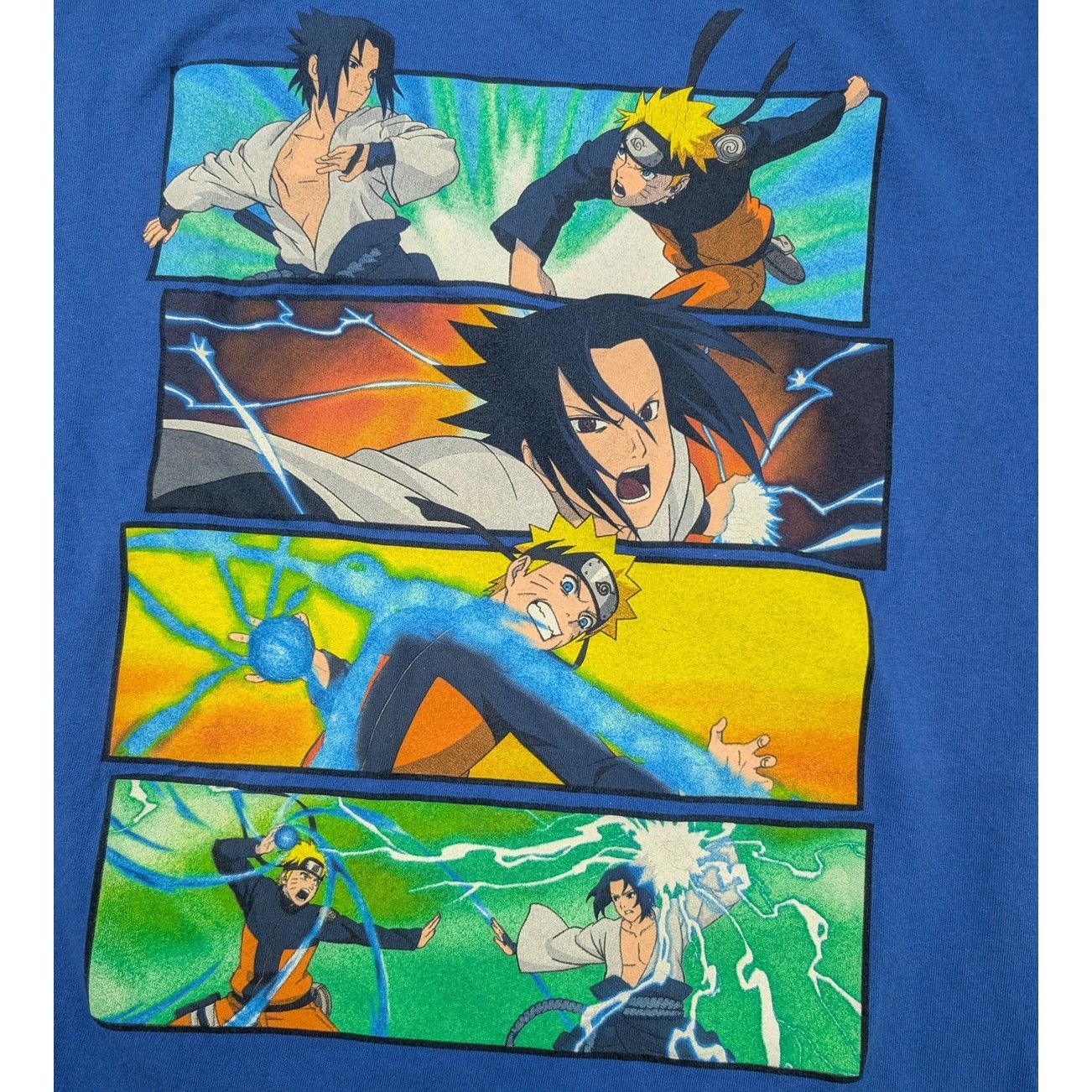 Cartoon Network × Vintage 07 Naruto Shippuden Shonen Jump Naruto vs Sauske t-shirt Size US L / EU 52-54 / 3 - 2 Thumbnail