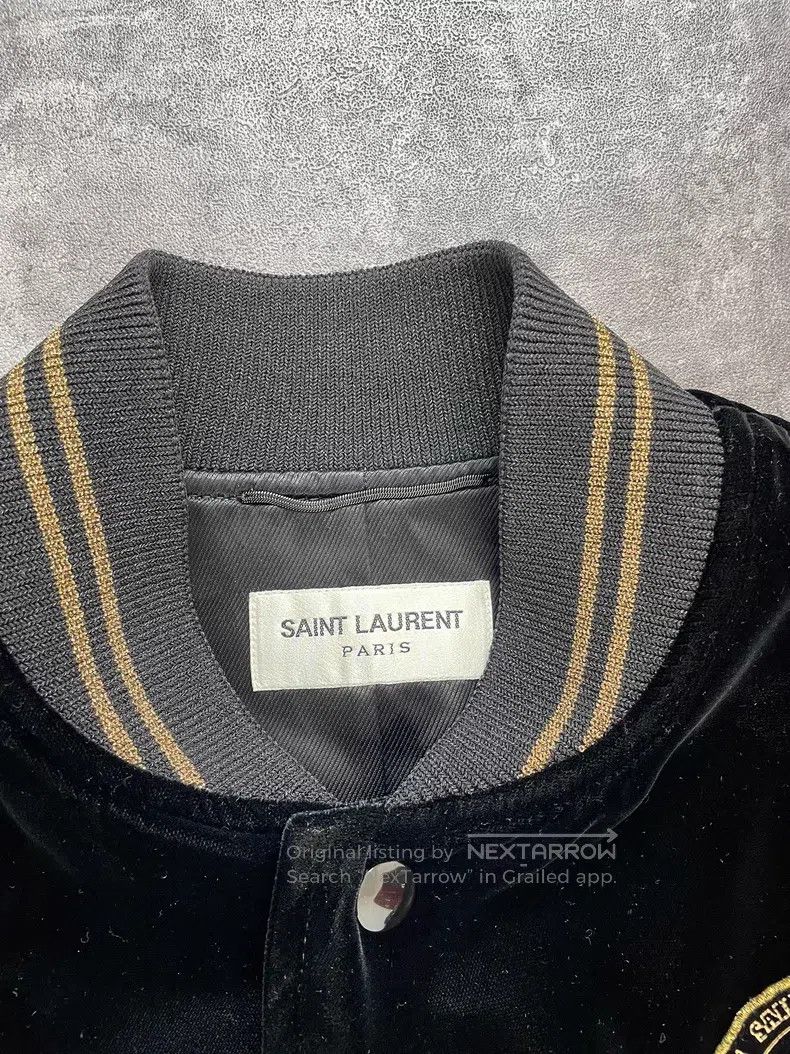 Saint Laurent Paris Saint Laurent Paris Black Velvet Hollywood Limited Edition Size XS / US 0-2 / IT 36-38 - 3 Thumbnail