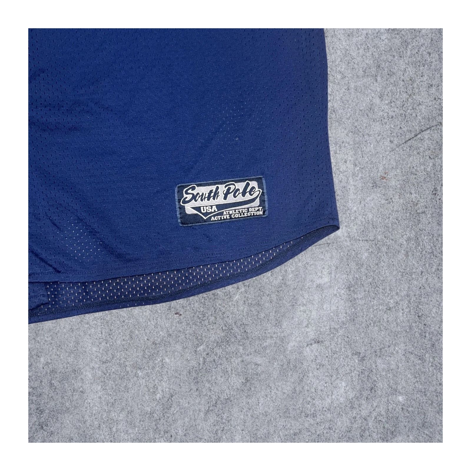 Southpole Southpole Vintage Y2K Hip-Hop Baseball Style Blue Mesh Jerse Size US XXL / EU 58 / 5 - 8 Thumbnail
