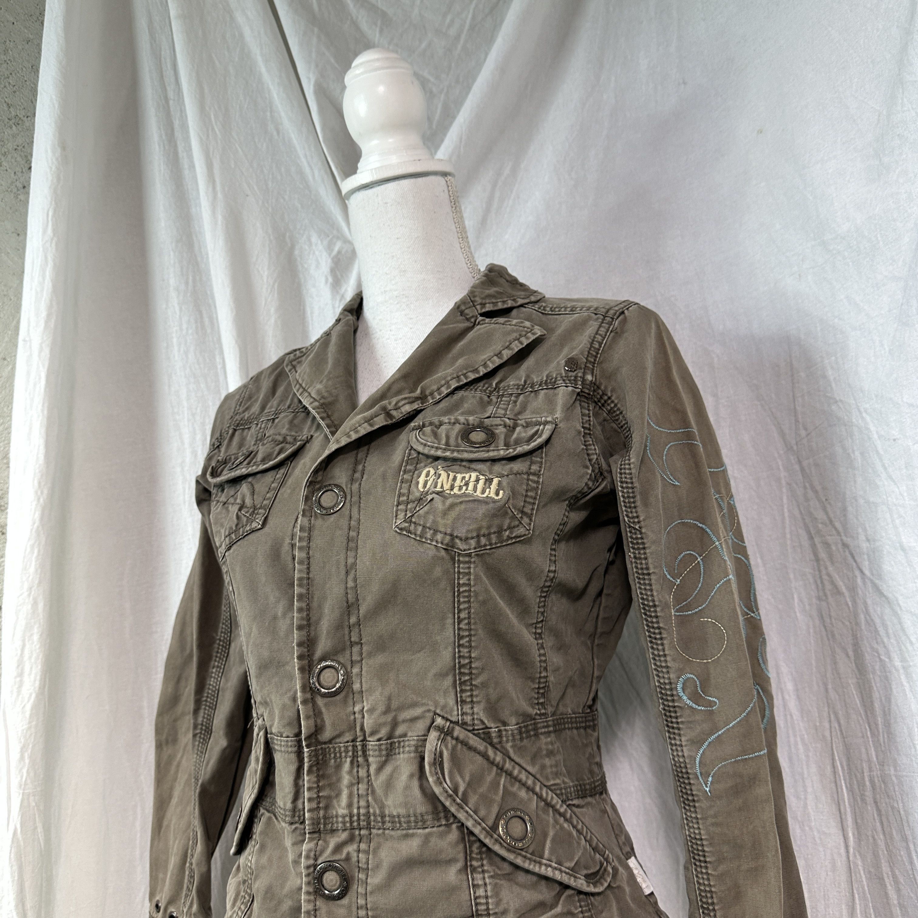 O'Neill Vintage Avant Garde Utility Military Styled oNeil Jacket 00s Size XS / US 0-2 / IT 36-38 - 7 Thumbnail