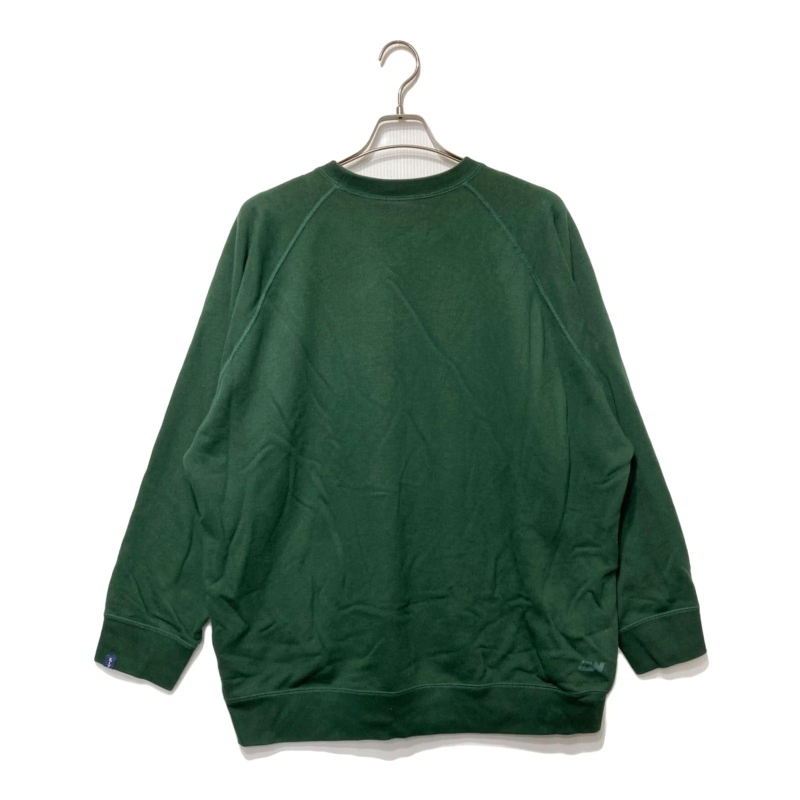 Vintage LOOPWHEELER raglan sweatshirt Green Men LARGE Size US L / EU 52-54 / 3 - 2 Thumbnail