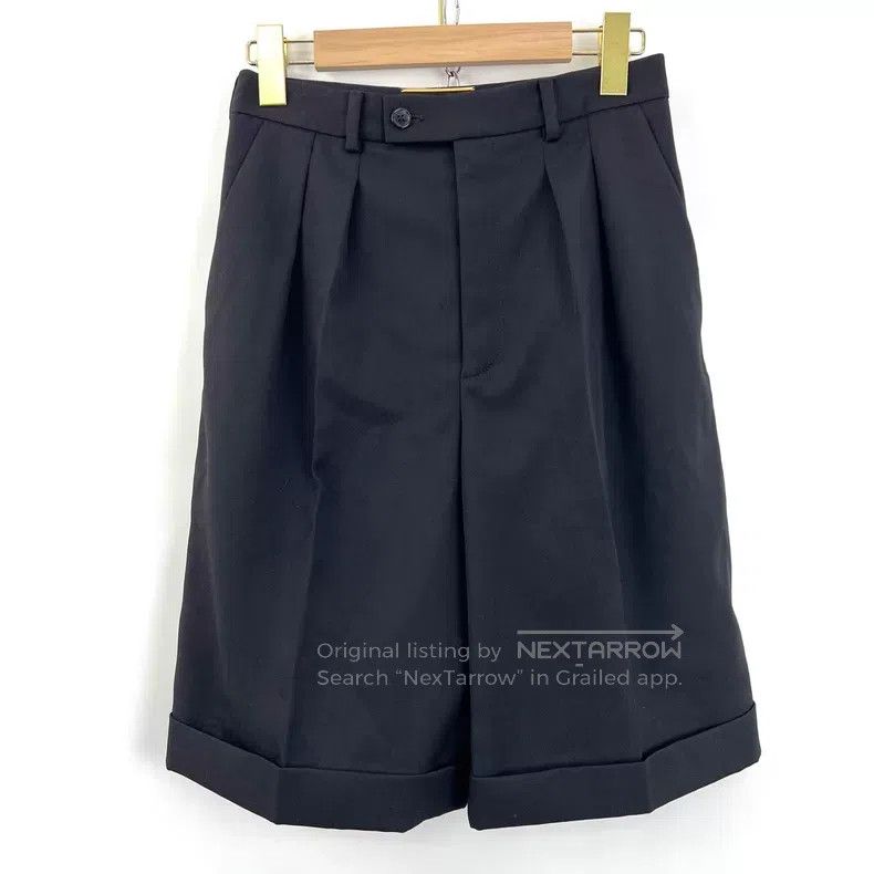 Saint Laurent Paris Saint Laurent Paris size S Black Turn-up Tailored Shorts Size 24" / US 00 / IT 34 - 1 Thumbnail