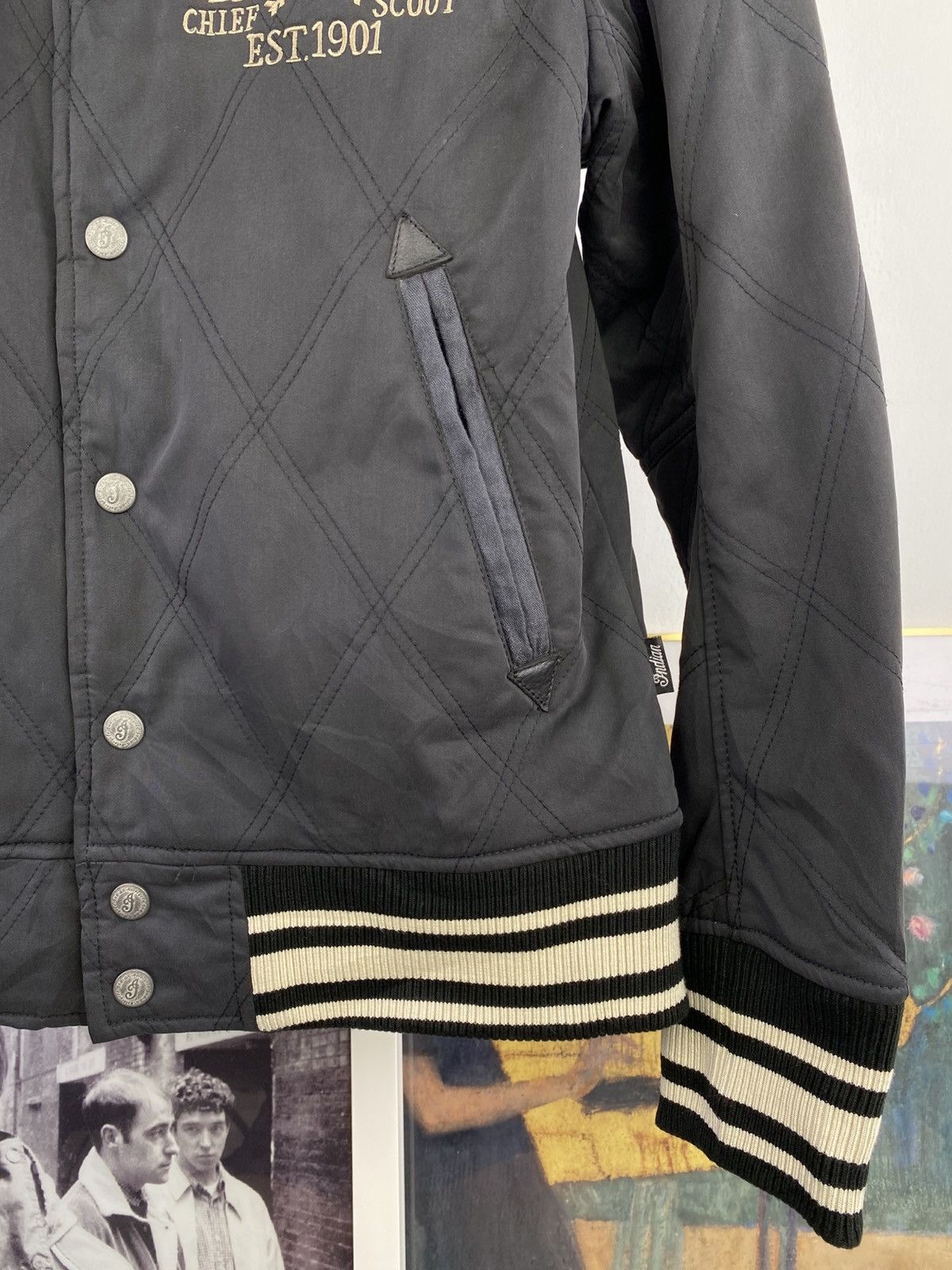 Indian Motorcycle Indian Motorcycle “Road Master” Black Stadium Jacket Size US M / EU 48-50 / 2 - 8 Thumbnail