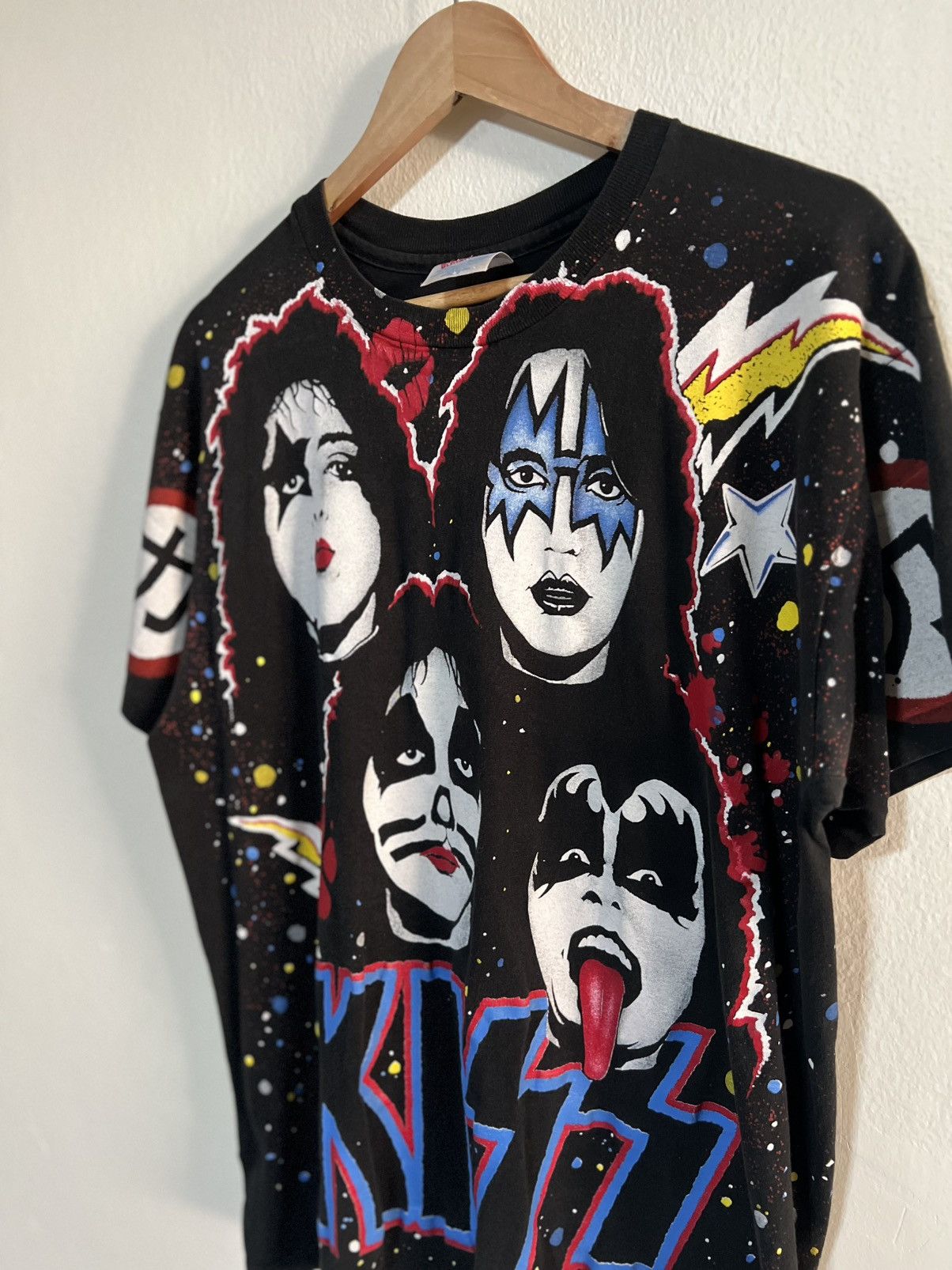 Vintage VINTAGE KISS AOP JAPAN 1992‘s🔥 Size US L / EU 52-54 / 3 - 3 Thumbnail