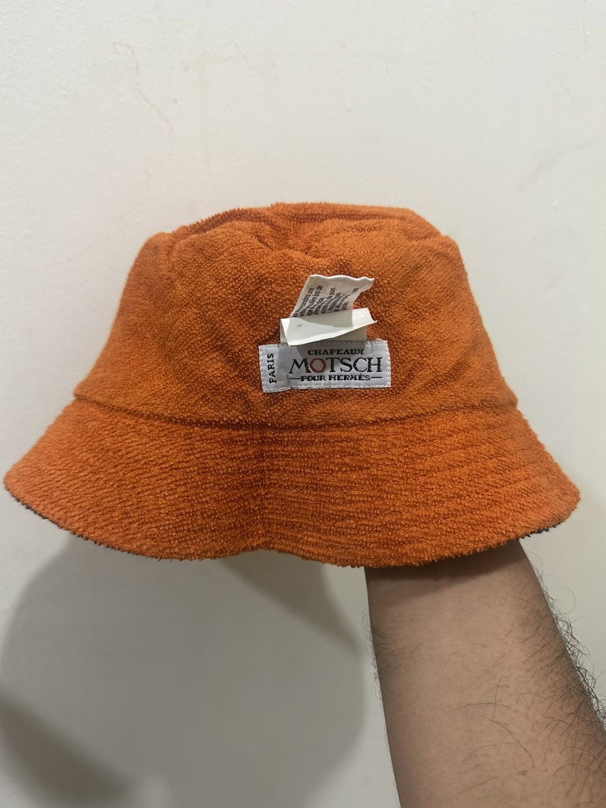 Hermes Pour Hermés Chapeaux Motsch Bucket Hat Size 56-57cm Size ONE SIZE - 5 Thumbnail