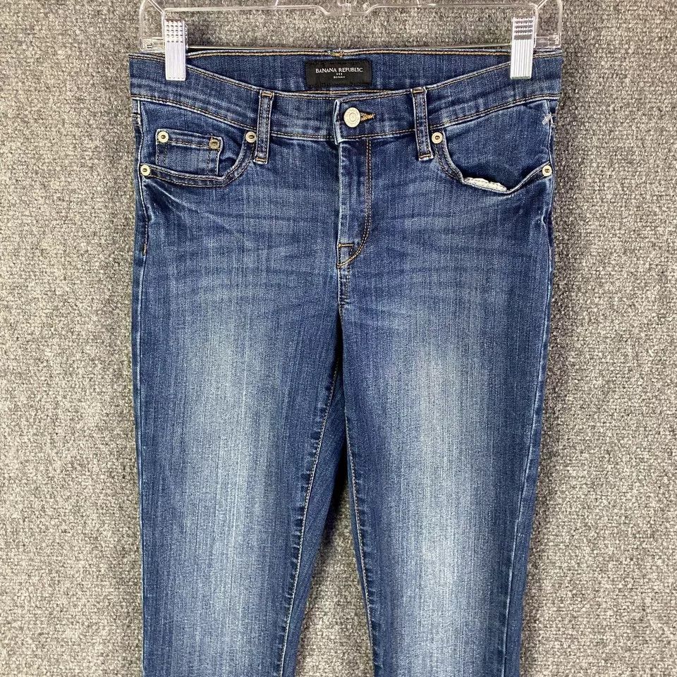 Banana Republic Banana Republic Jeans Women's 26/2 Skinny Denim Stretch Size 26" / US 2 / IT 38 - 2 Thumbnail