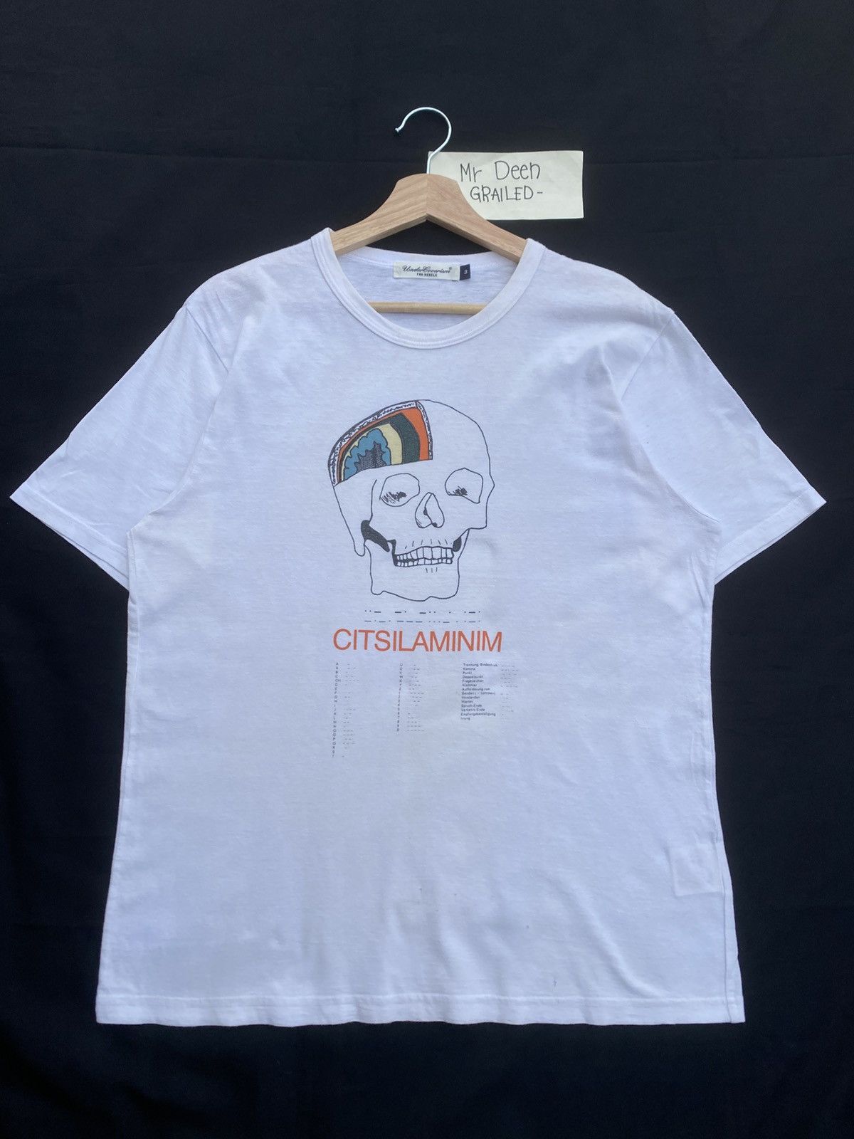 Undercover Rare Undercover Jun Takahashi Printed Skull Citsilaminim tee Size US M / EU 48-50 / 2 - 2 Thumbnail