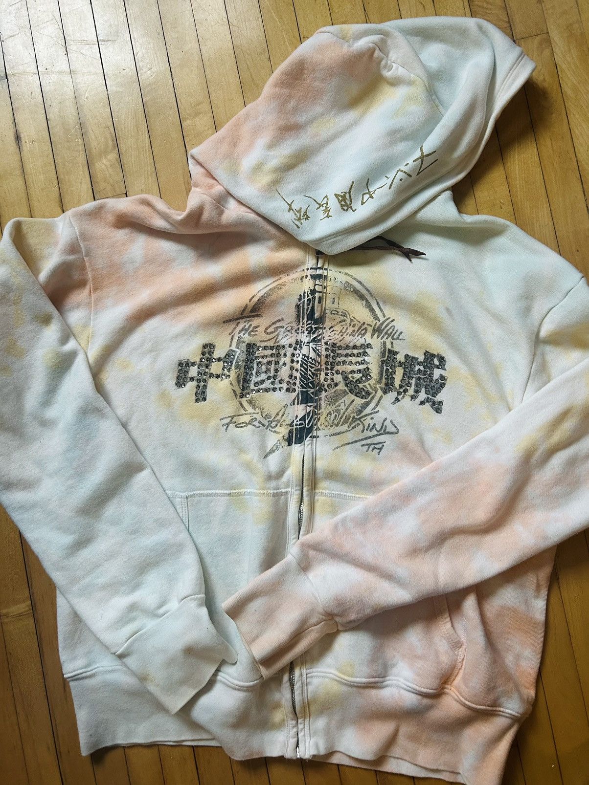 The Great China Wall Great China Wall one of a kind, rare, hoodie with crystals. Size L / US 10 / IT 46 - 3 Thumbnail
