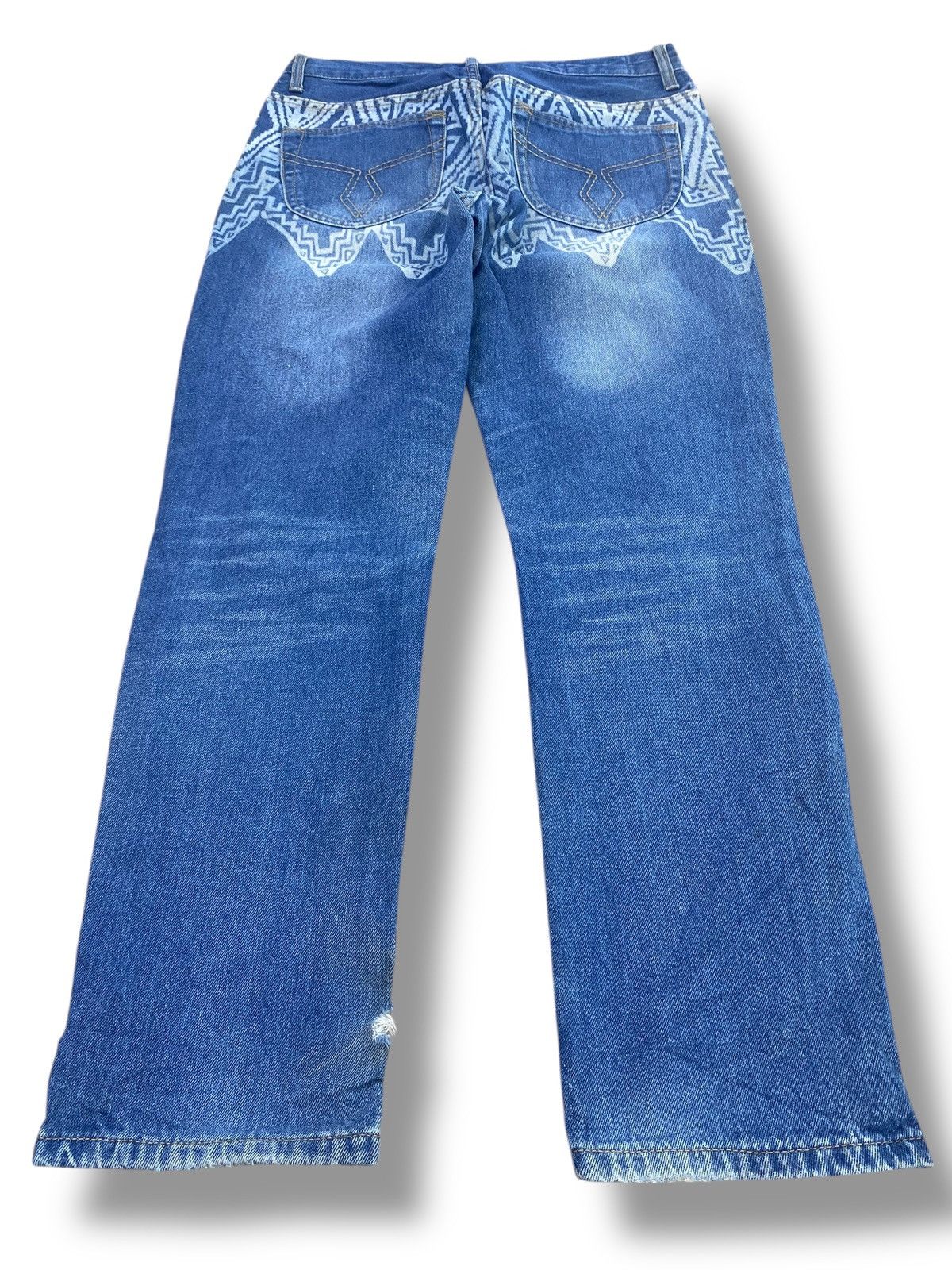 Japanese Brand Japanese Brand Design Art Style Straight Cut Jeans Size US 29 - 3 Thumbnail