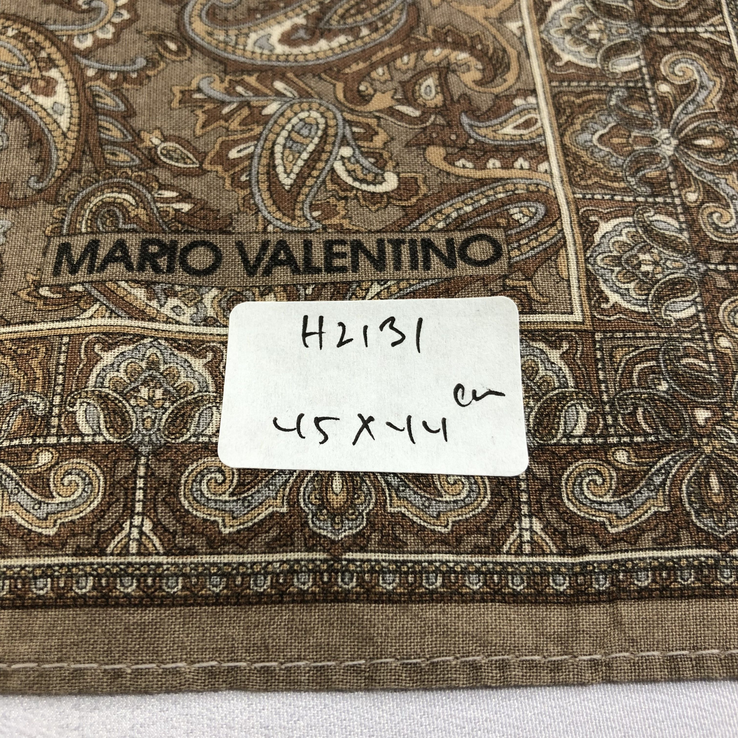 Mario Valentino × Vintage Mario Valentino Handkerchief Neckerchief Bandana H2131 Size ONE SIZE - 6 Thumbnail
